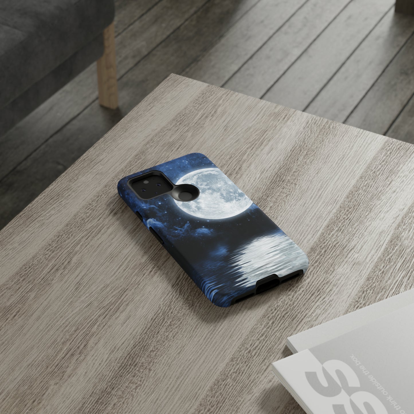 Moon Reflection Protective Phone Case for IPhone, Google and Samsung Phones