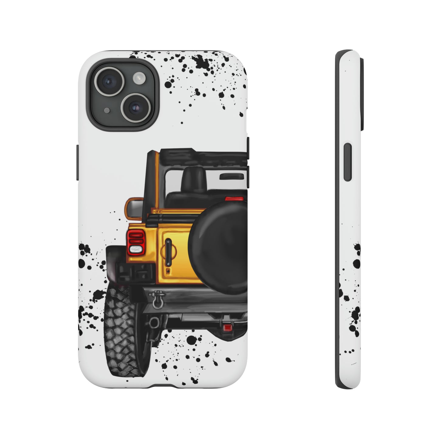 Off Road Life Yellow Protective Case for Iphone, Google and Samsung