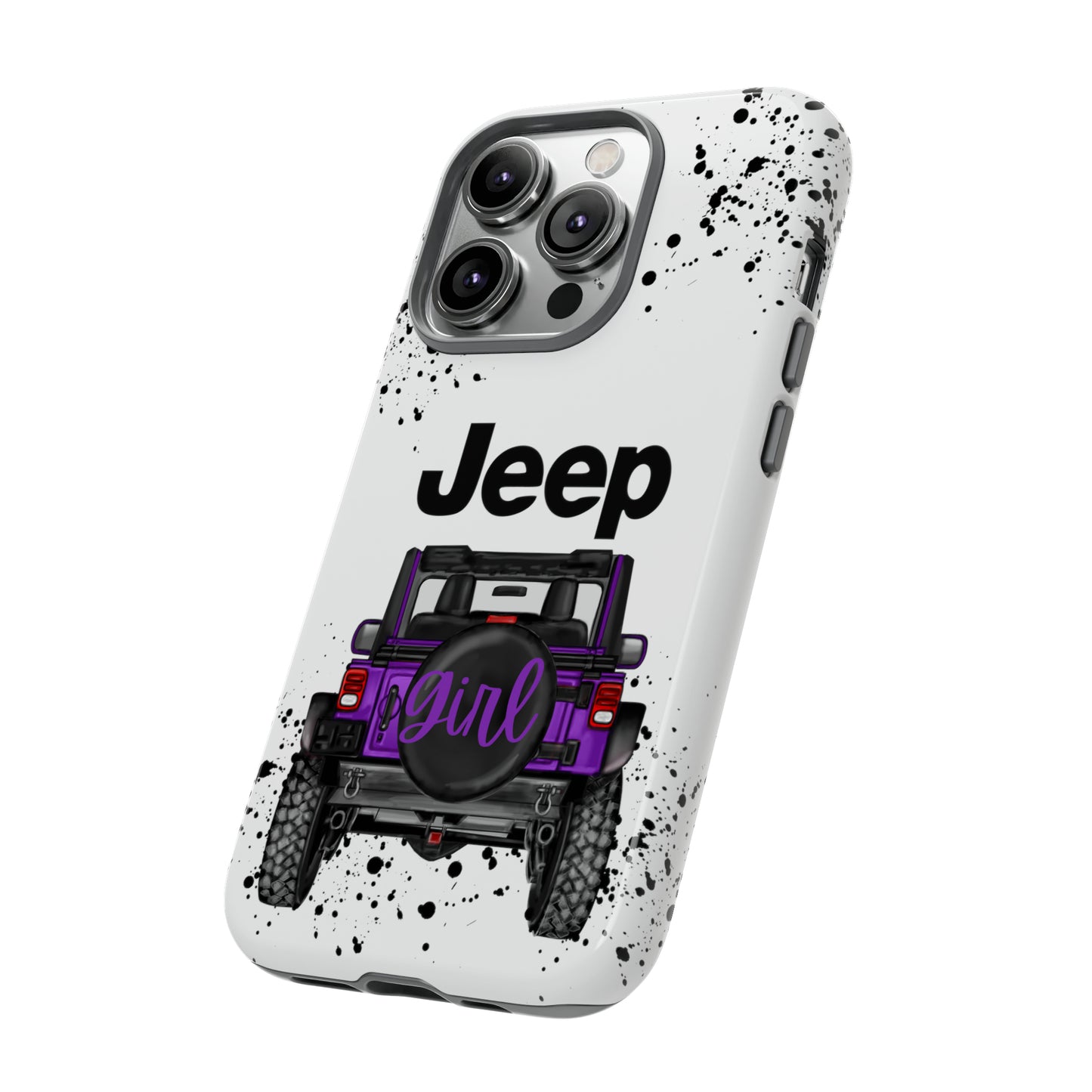 Off Road Girl Dark Purple Protective Case for Iphone, Google and Samsung Phones