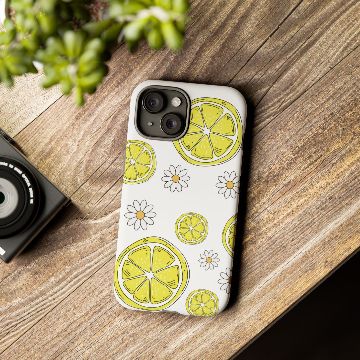 Lemons and Daisys Protective Phone Case