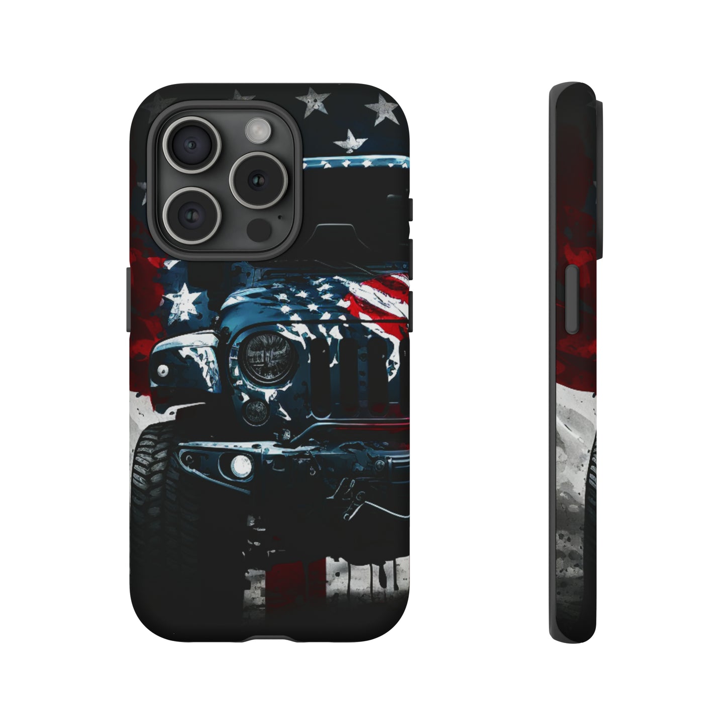 Off Roading Patriotic Protective Drop Proof Case Iphone, Samsung and Google phones