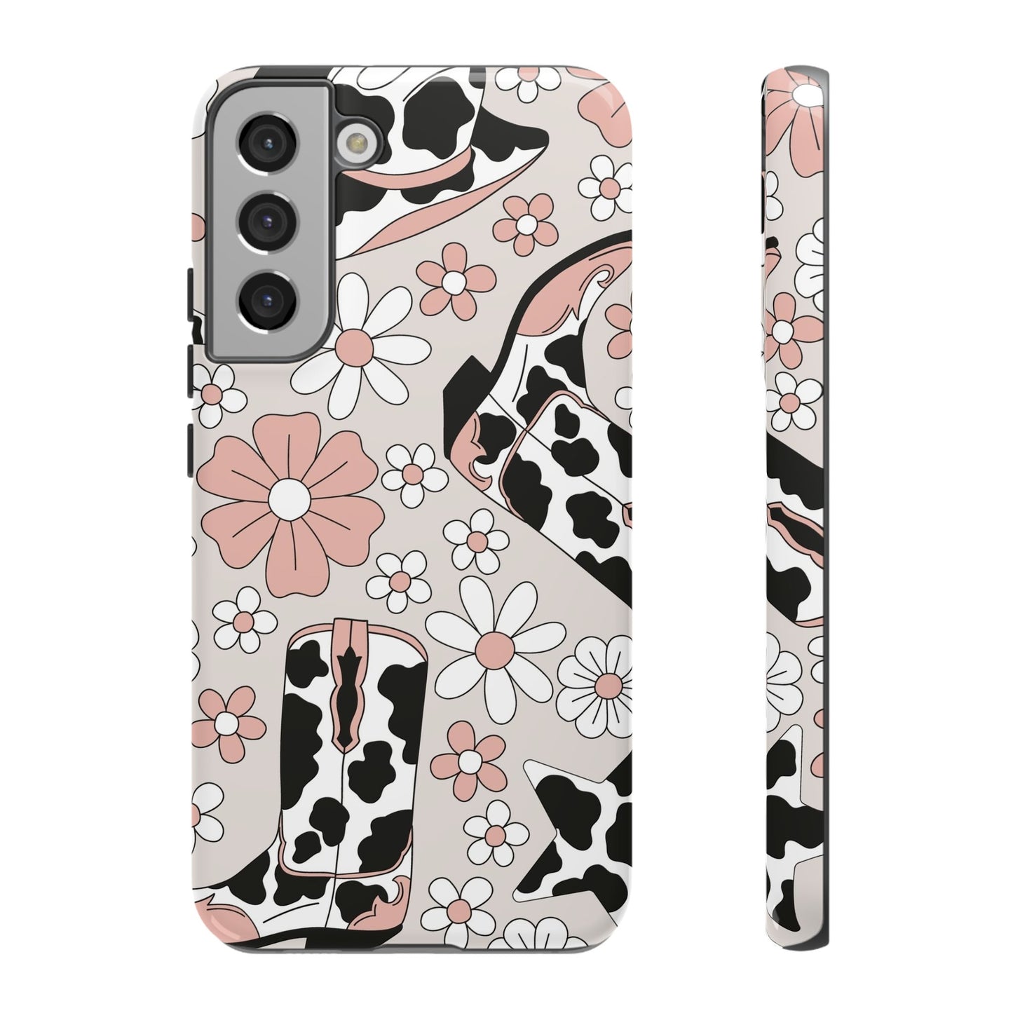 Western Flower Protective Phone Case for Google, Iphone and Samsung Phones