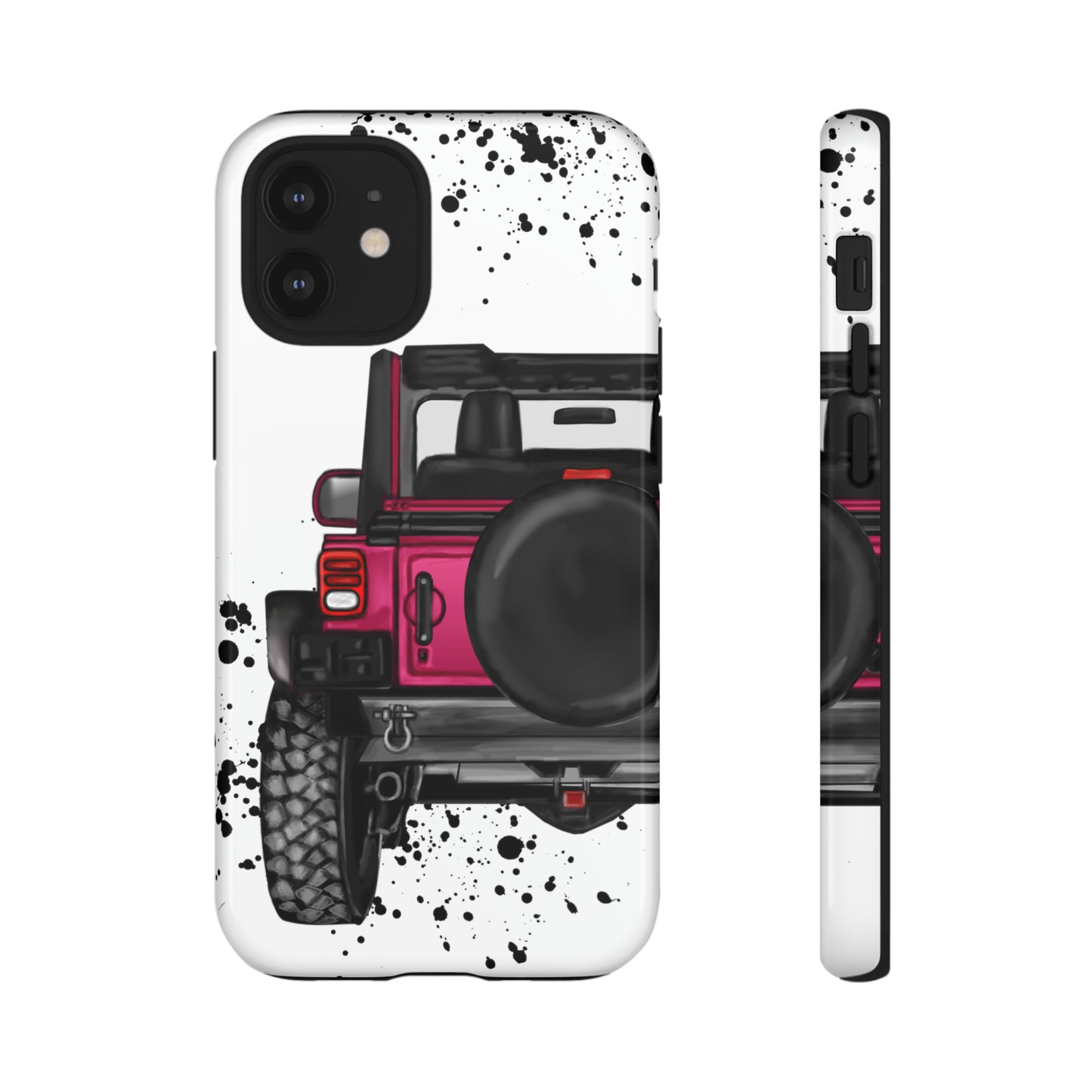 Off Road Life Dark Pink Protective Case for Iphone, Google and Samsung