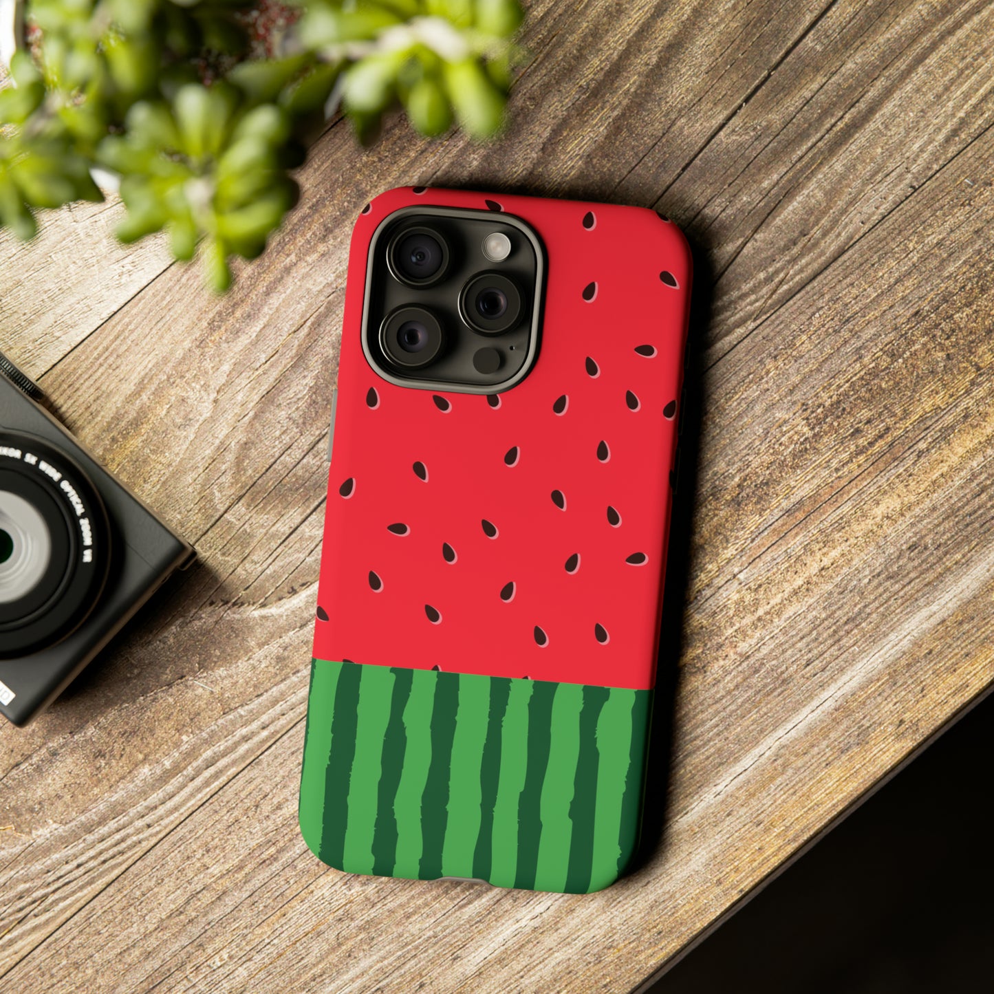 Adorable Watermelon Protective Phone Case for Google, Iphone, and Samsung Phone Cases