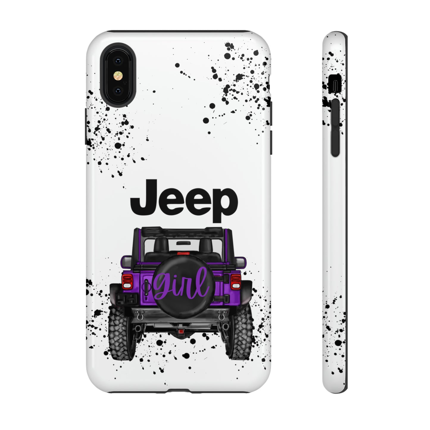 Off Road Girl Dark Purple Protective Case for Iphone, Google and Samsung Phones