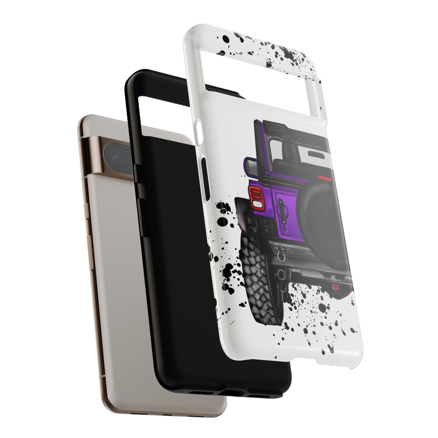 Off Road Life Purple Protective Case for Iphone, Google and Samsung