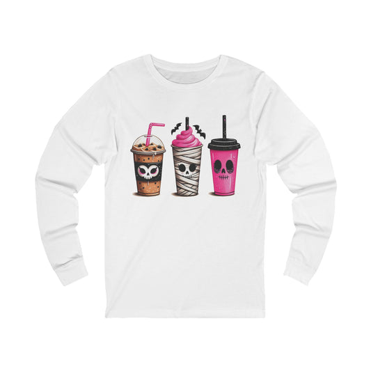 Halloween Drinks Unisex Jersey Long Sleeve Tee