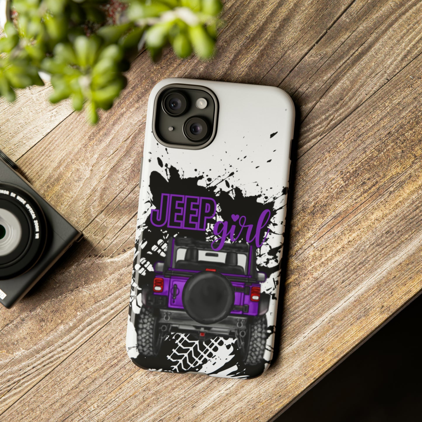 Off Road Girl Purple Tough Cases