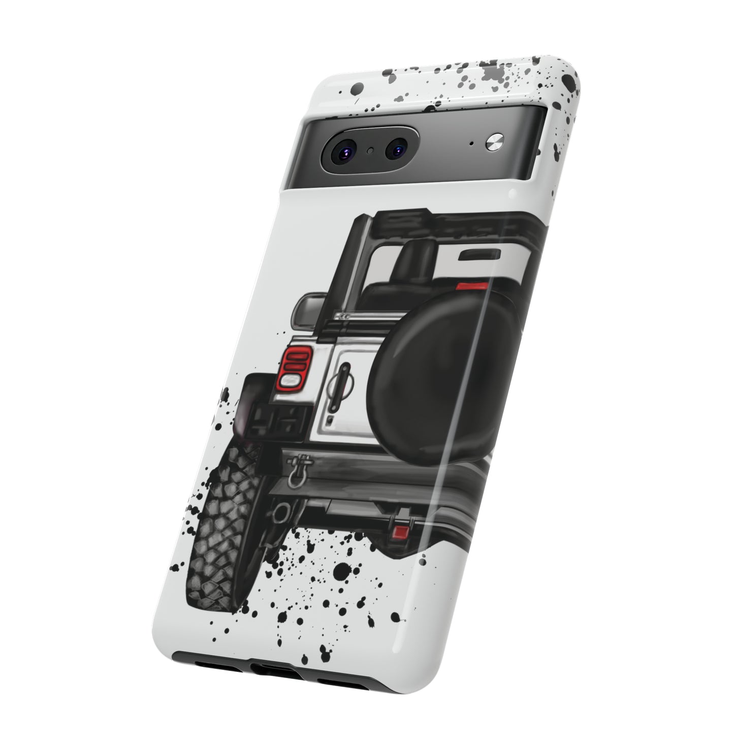 Off Road Life White Protective Case for Iphone, Google and Samsung