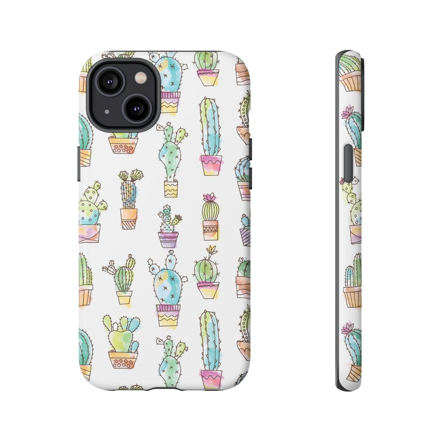 Pastel Cactus Love Phone Case