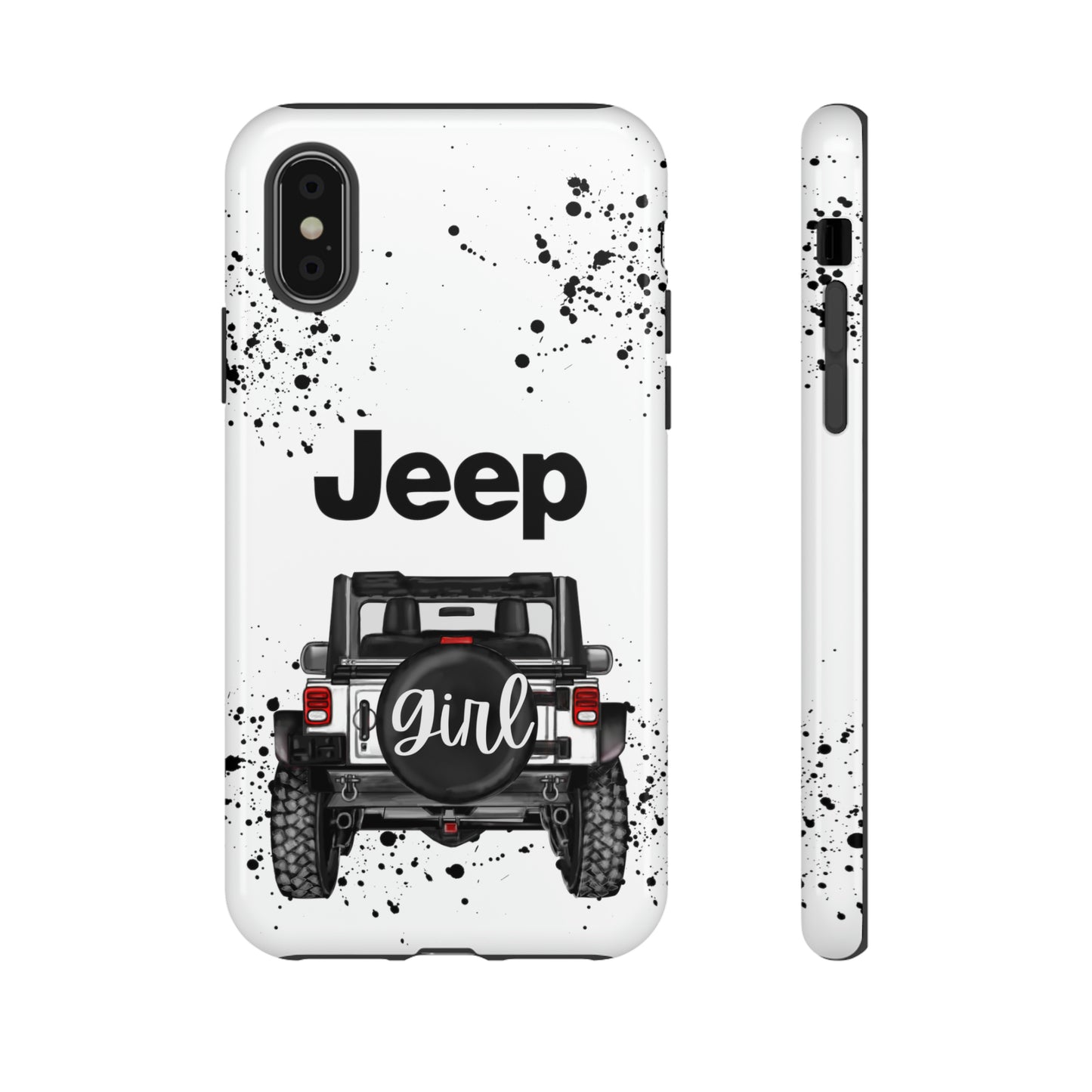 Off Road Girl White Protective Case for Iphone, Google and Samsung Phones