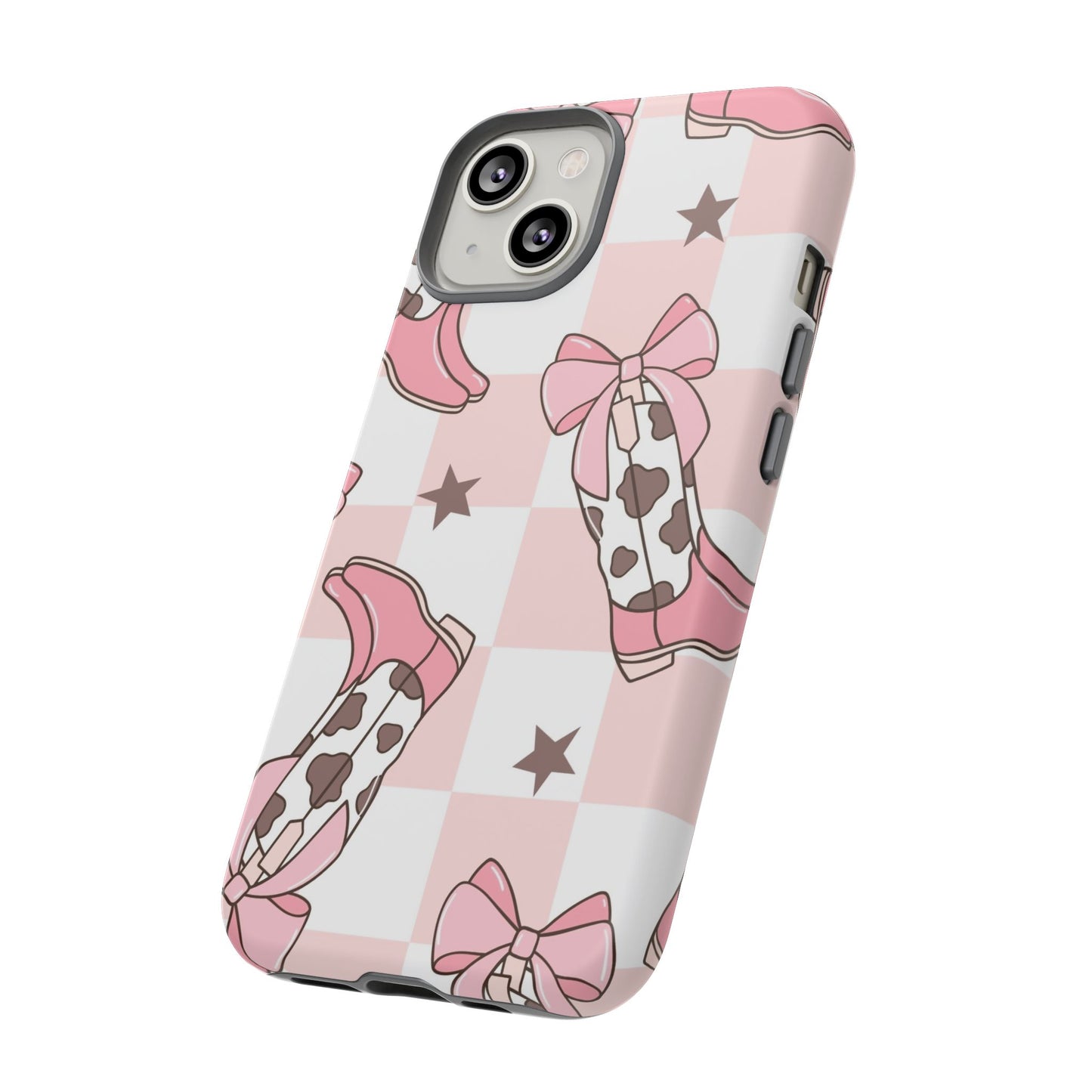 Cowboy Boots and Bows Protective Phone Case