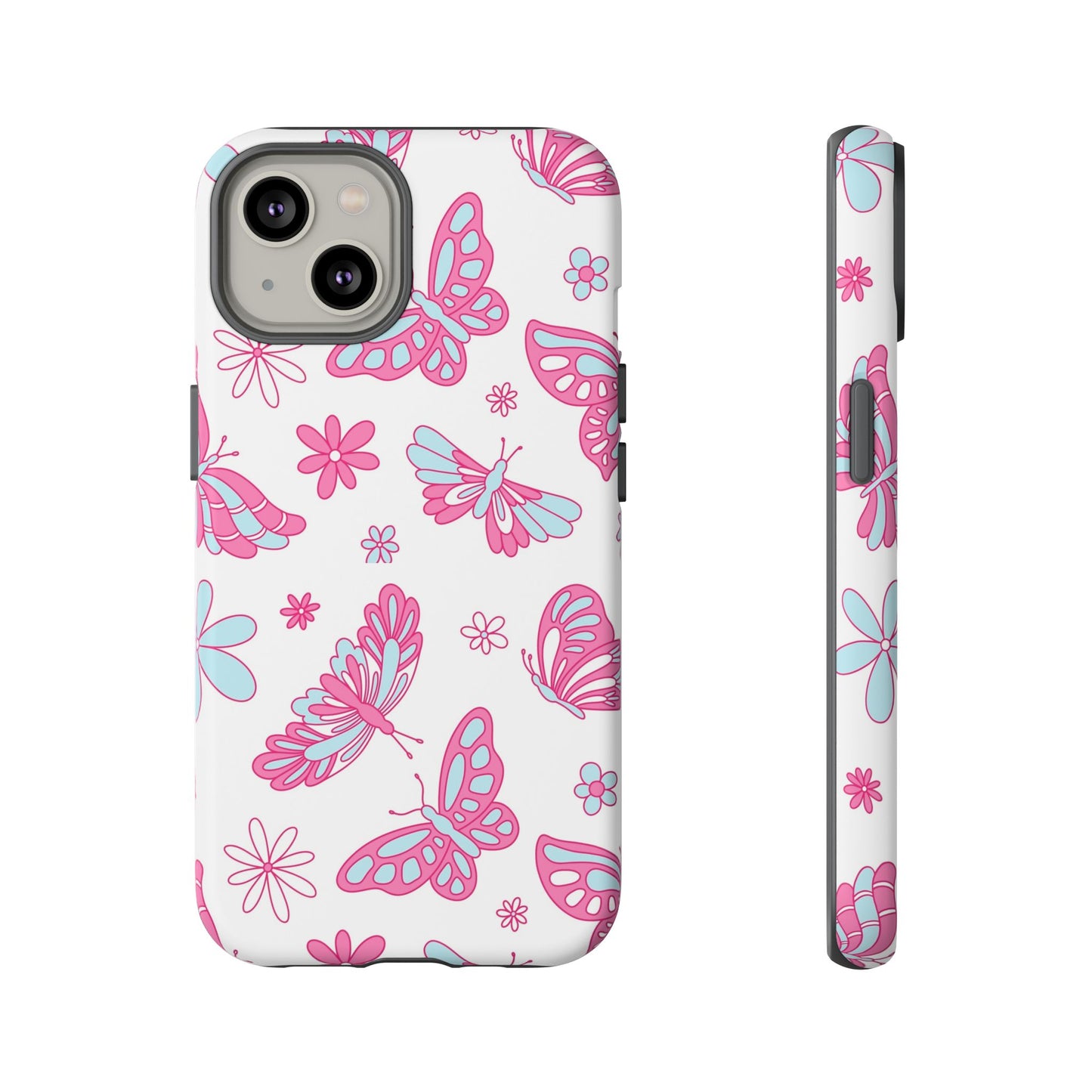 Pastel Butterflies Protective Phone Case