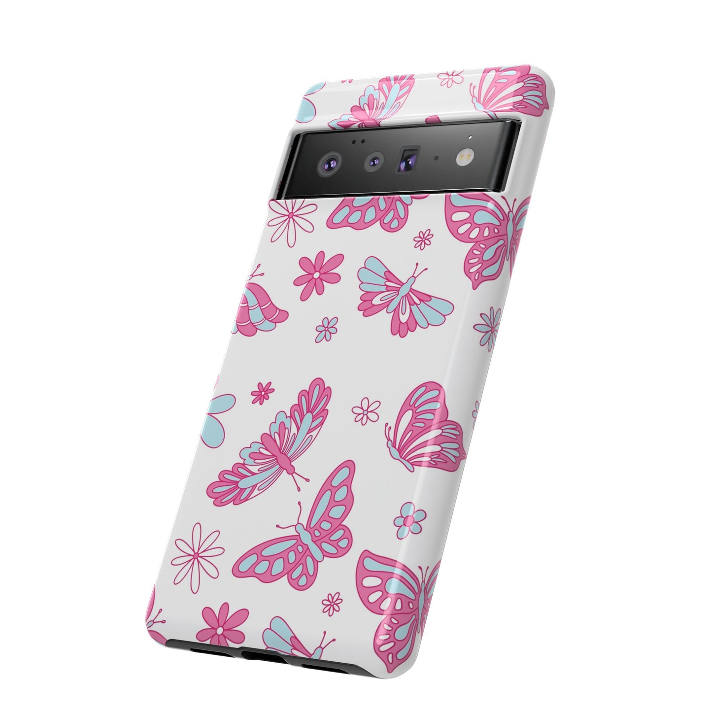 Pastel Butterflies Protective Phone Case