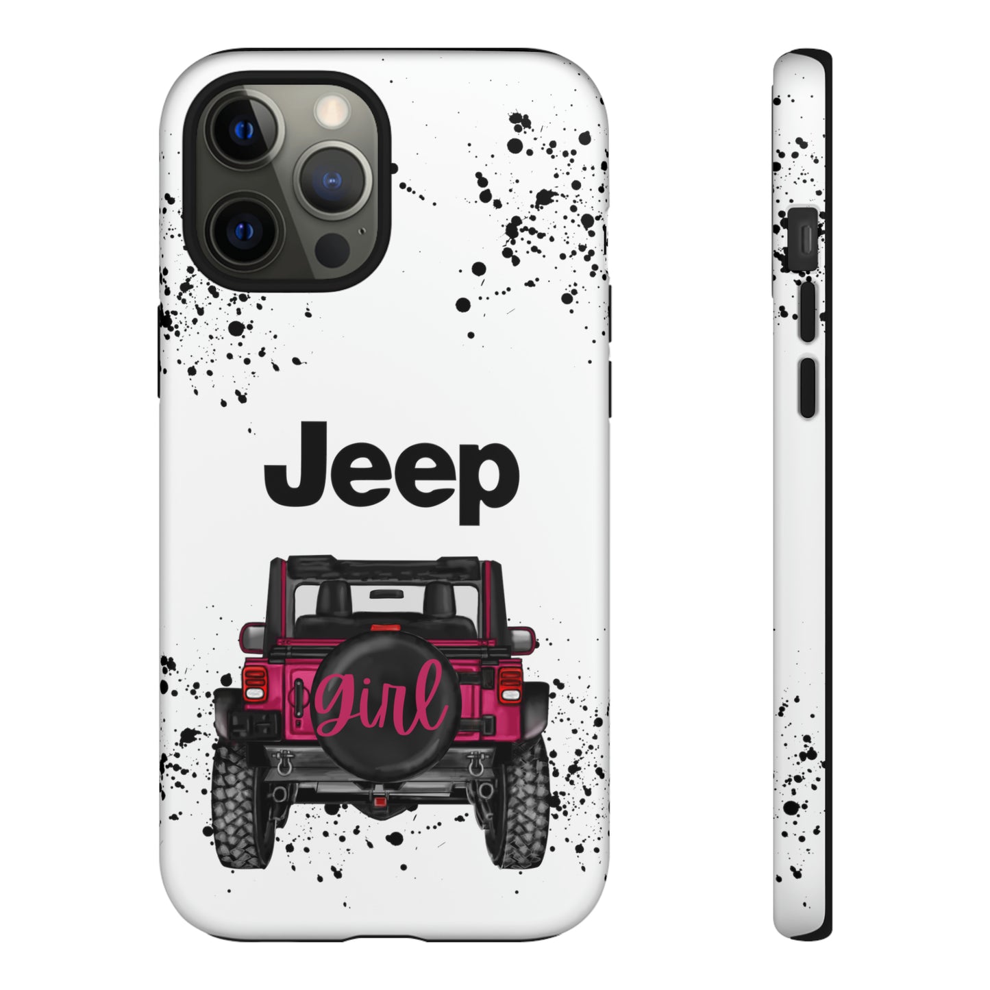 Off Road Girl Red Protective Case for Iphone, Google and Samsung Phones