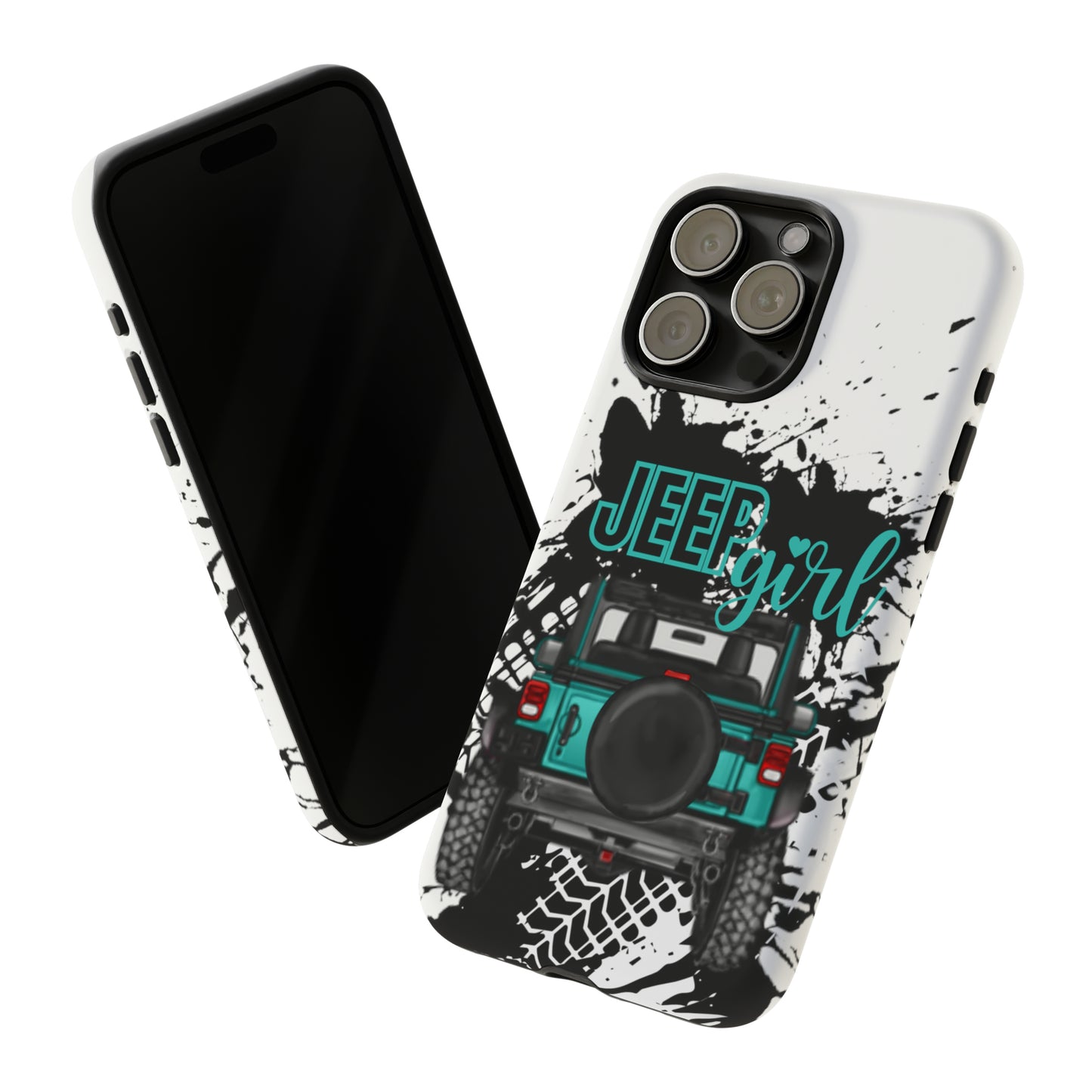 Off Road Girl Turquoise Tough Cases