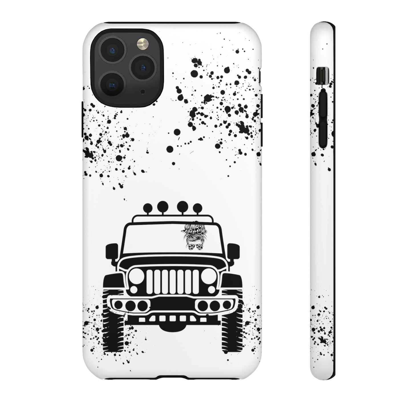 Off Road Girl Cow Print Shades Protective Phone Case for Iphone, Samsung and Google Phones