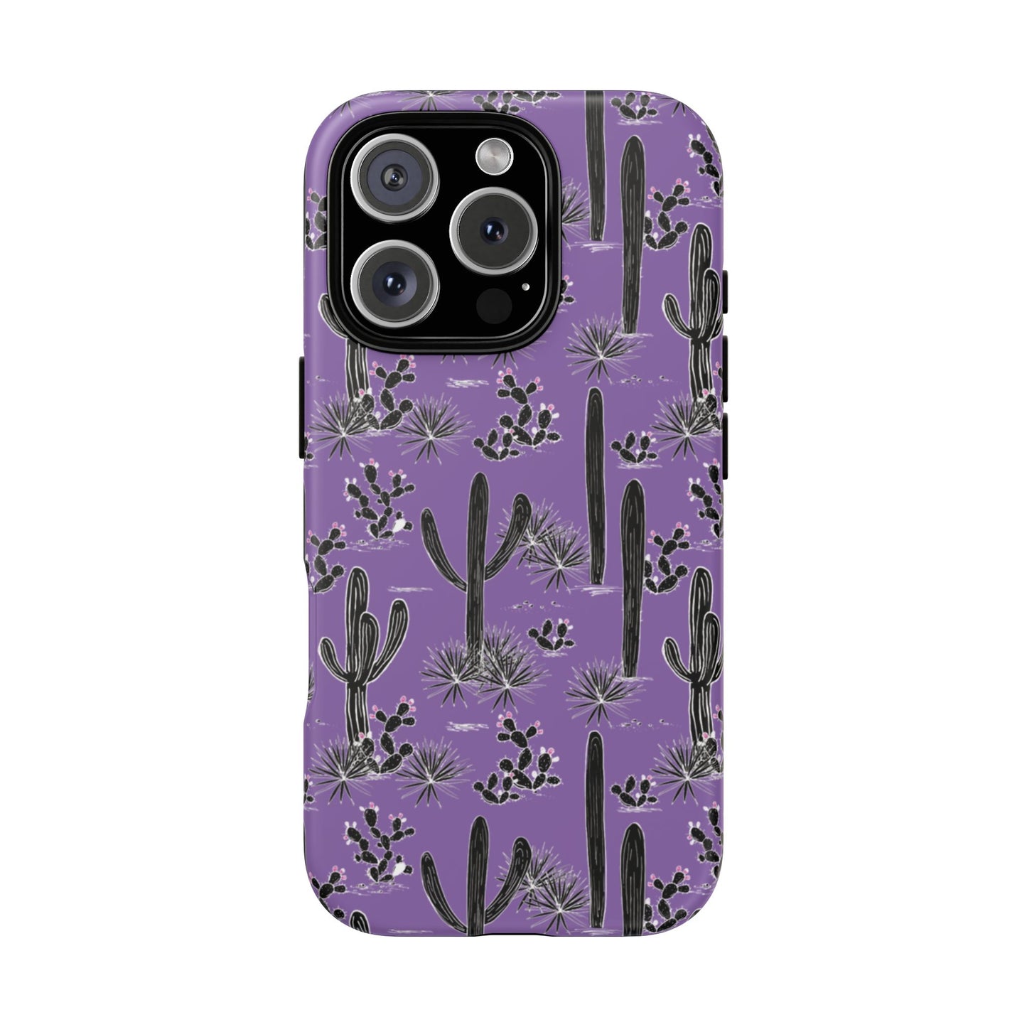 Purple Cactus Love Phone Case