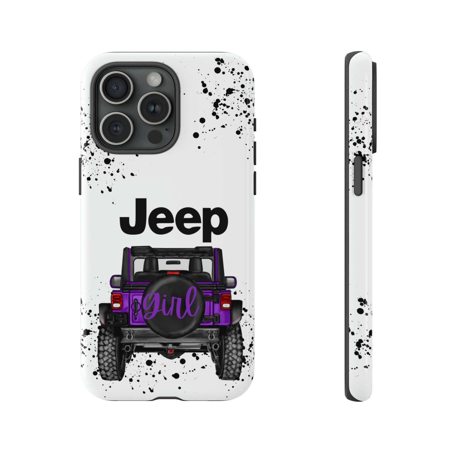 Off Road Girl Dark Purple Protective Case for Iphone, Google and Samsung Phones