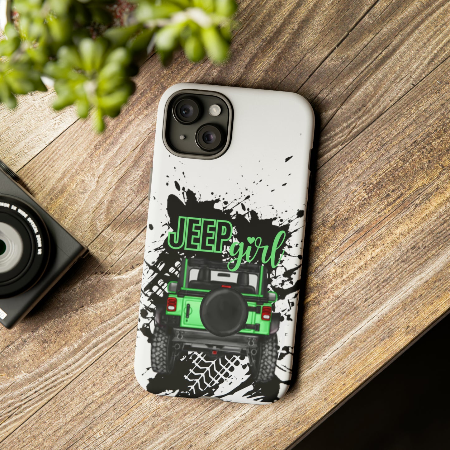 Off Road Girl Green Tough Cases