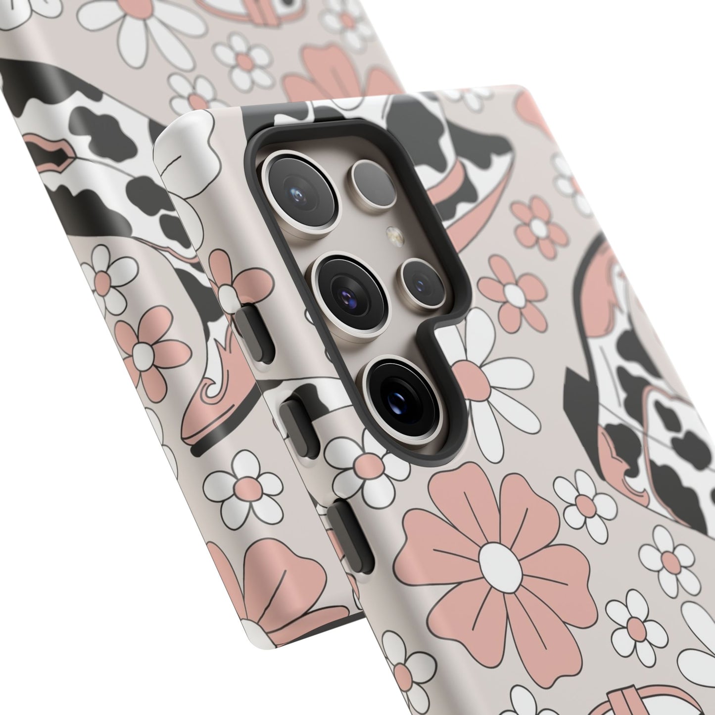 Western Flower Protective Phone Case for Google, Iphone and Samsung Phones