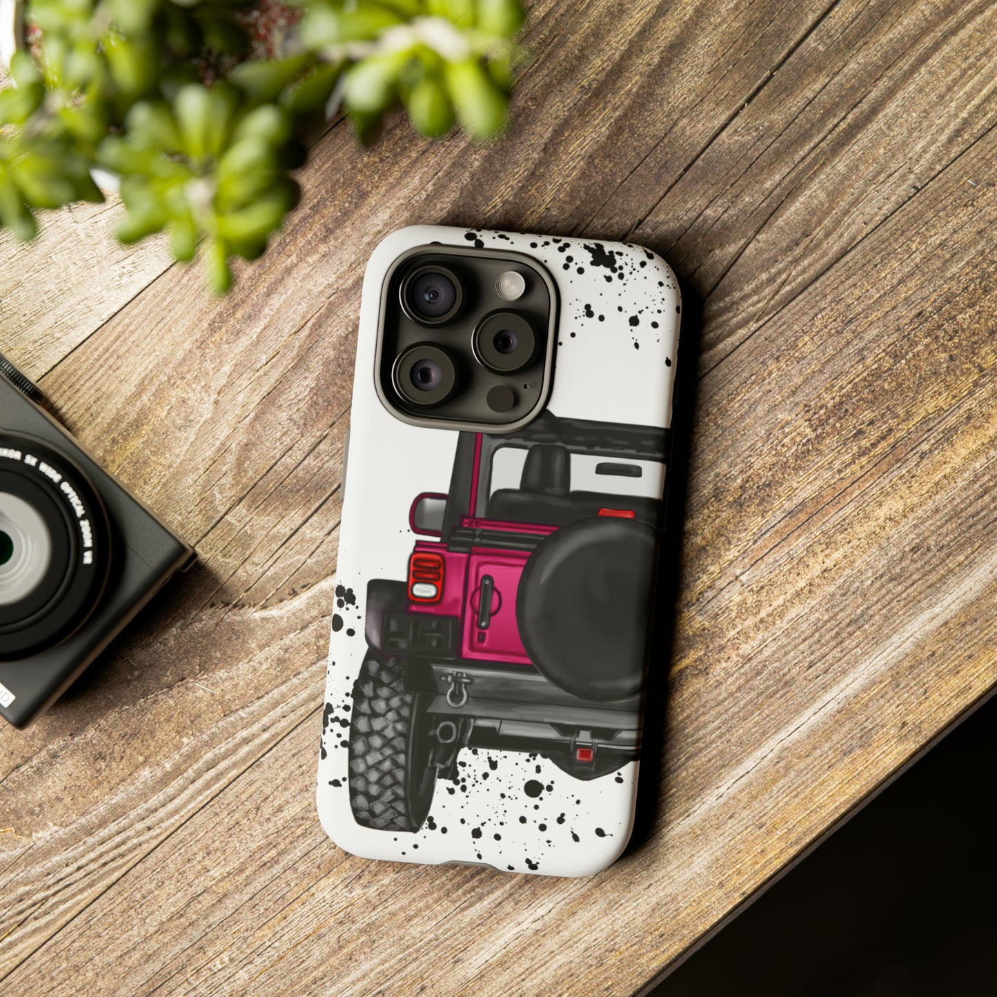 Off Road Life Dark Pink Protective Case for Iphone, Google and Samsung