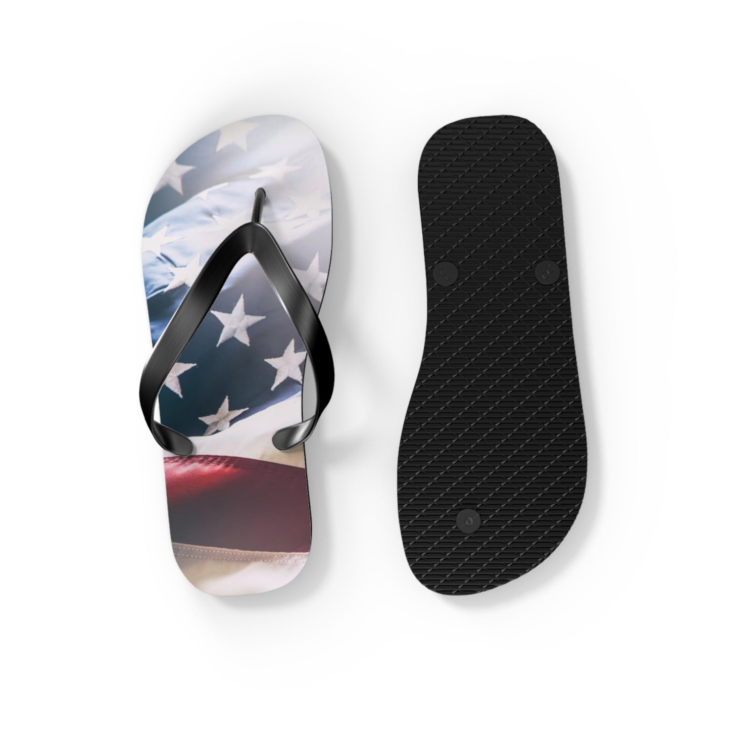American Flag Summer Flip Flops