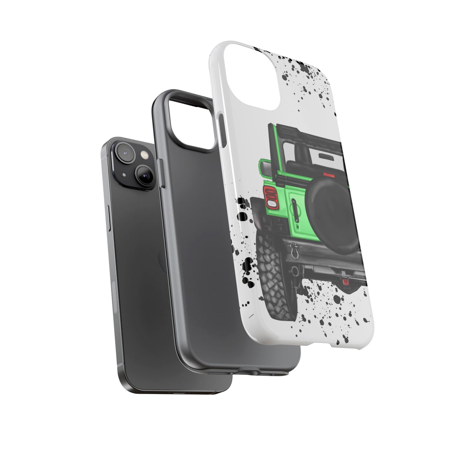 Off Road Life Green Protective Case for Iphone, Google and Samsung