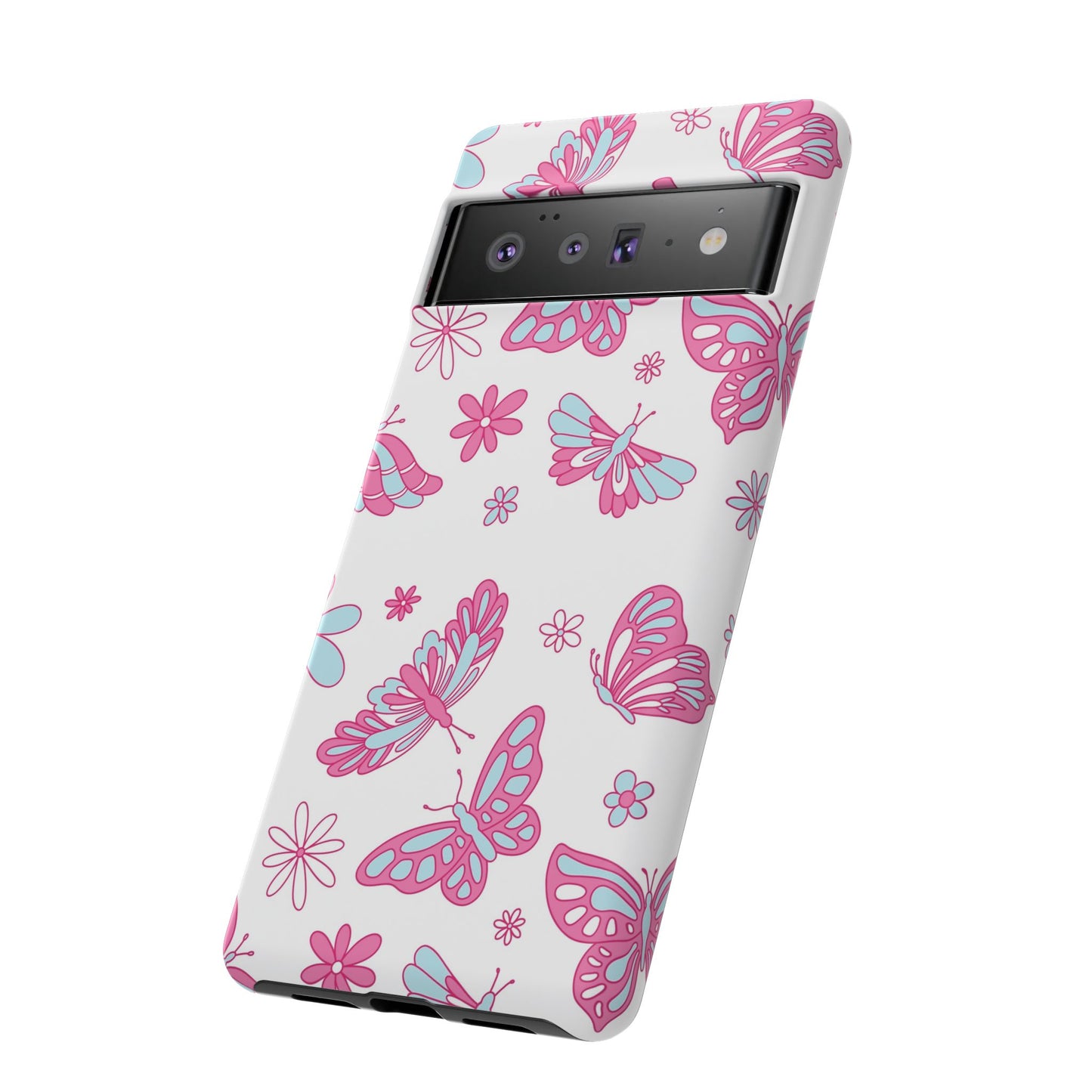 Pastel Butterflies Protective Phone Case