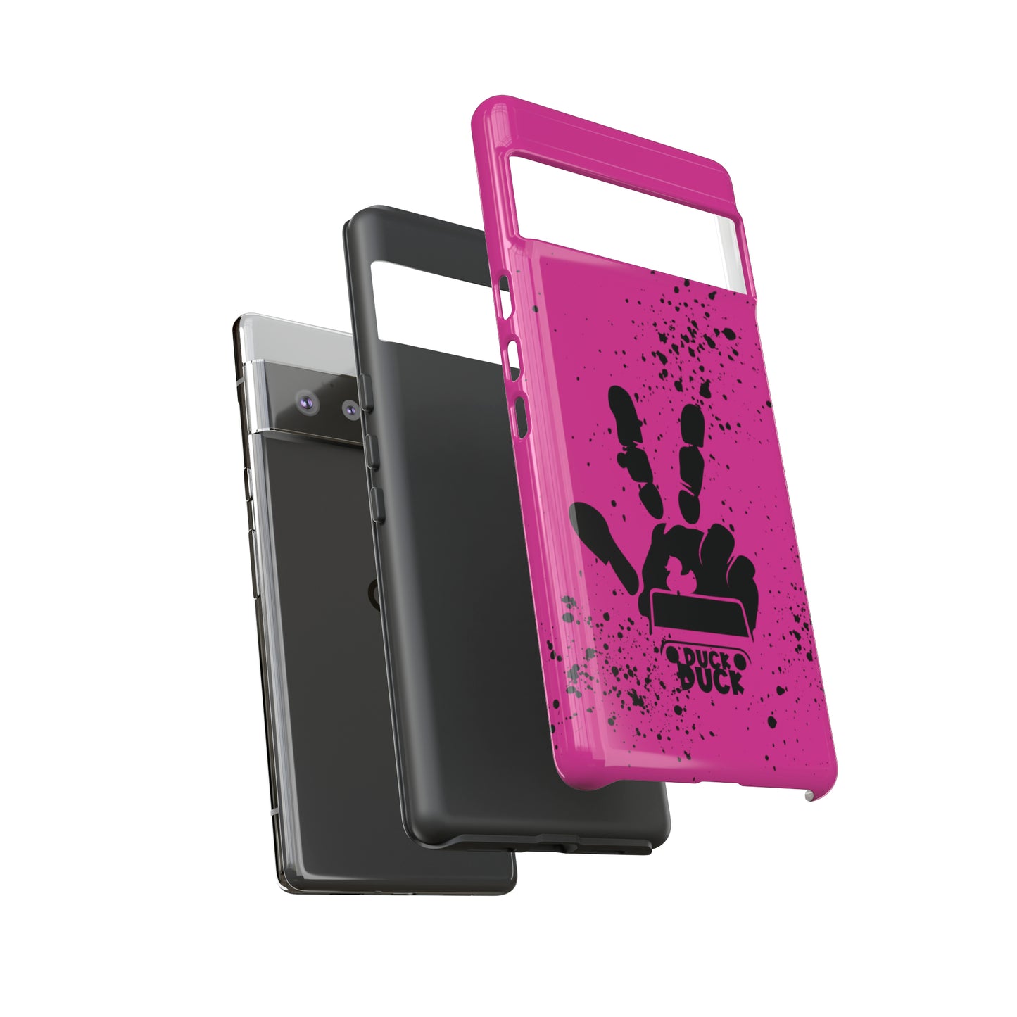 Duck Duck Hot Pink Protective Phone Case for IPhone, Samsung and Google Phone