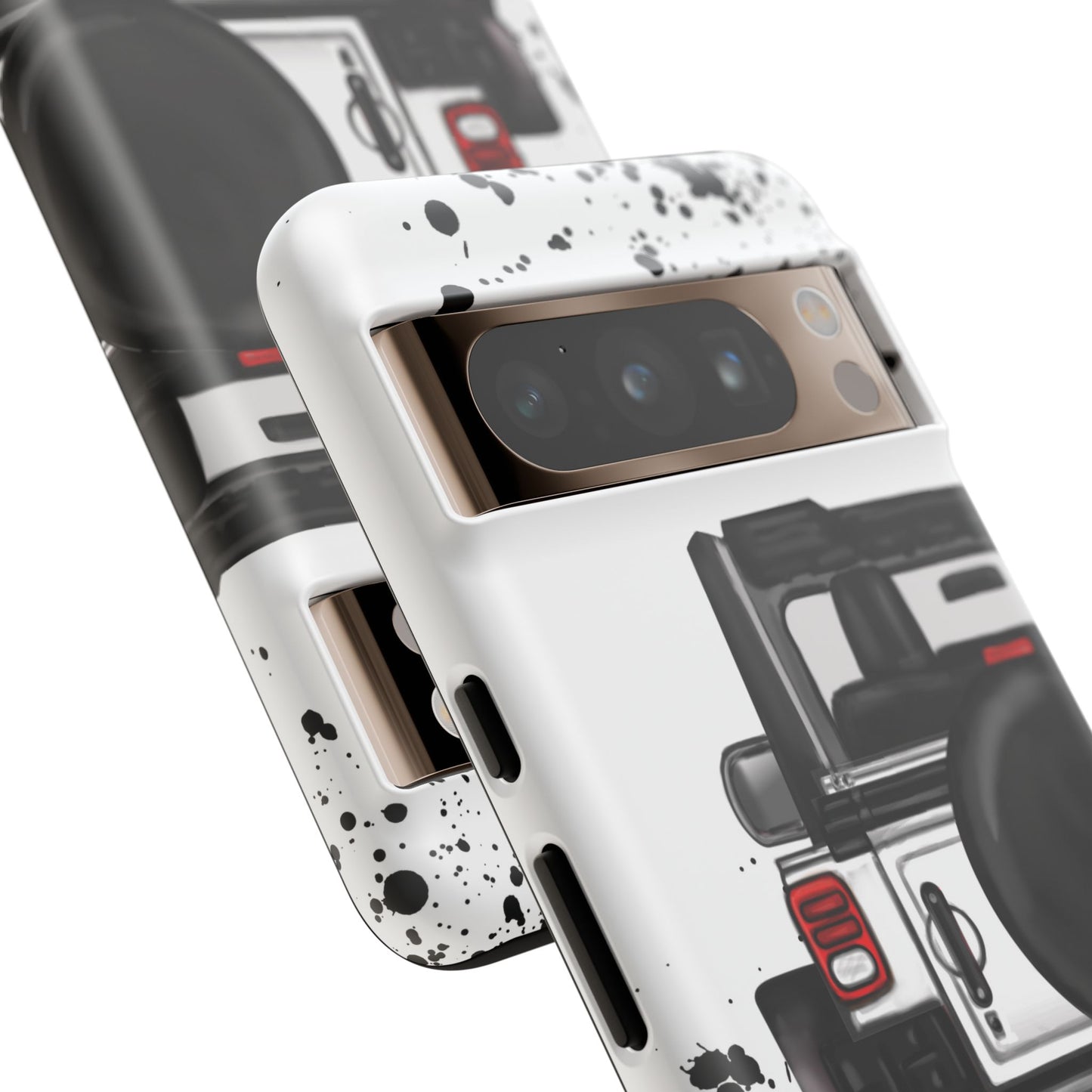 Off Road Life White Protective Case for Iphone, Google and Samsung