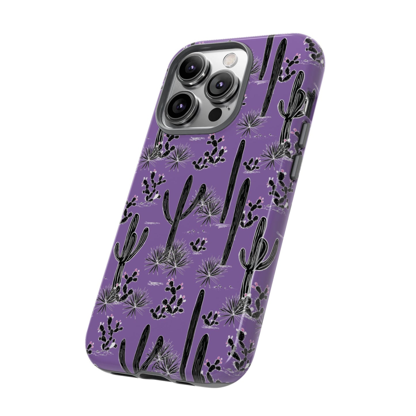 Purple Cactus Love Phone Case