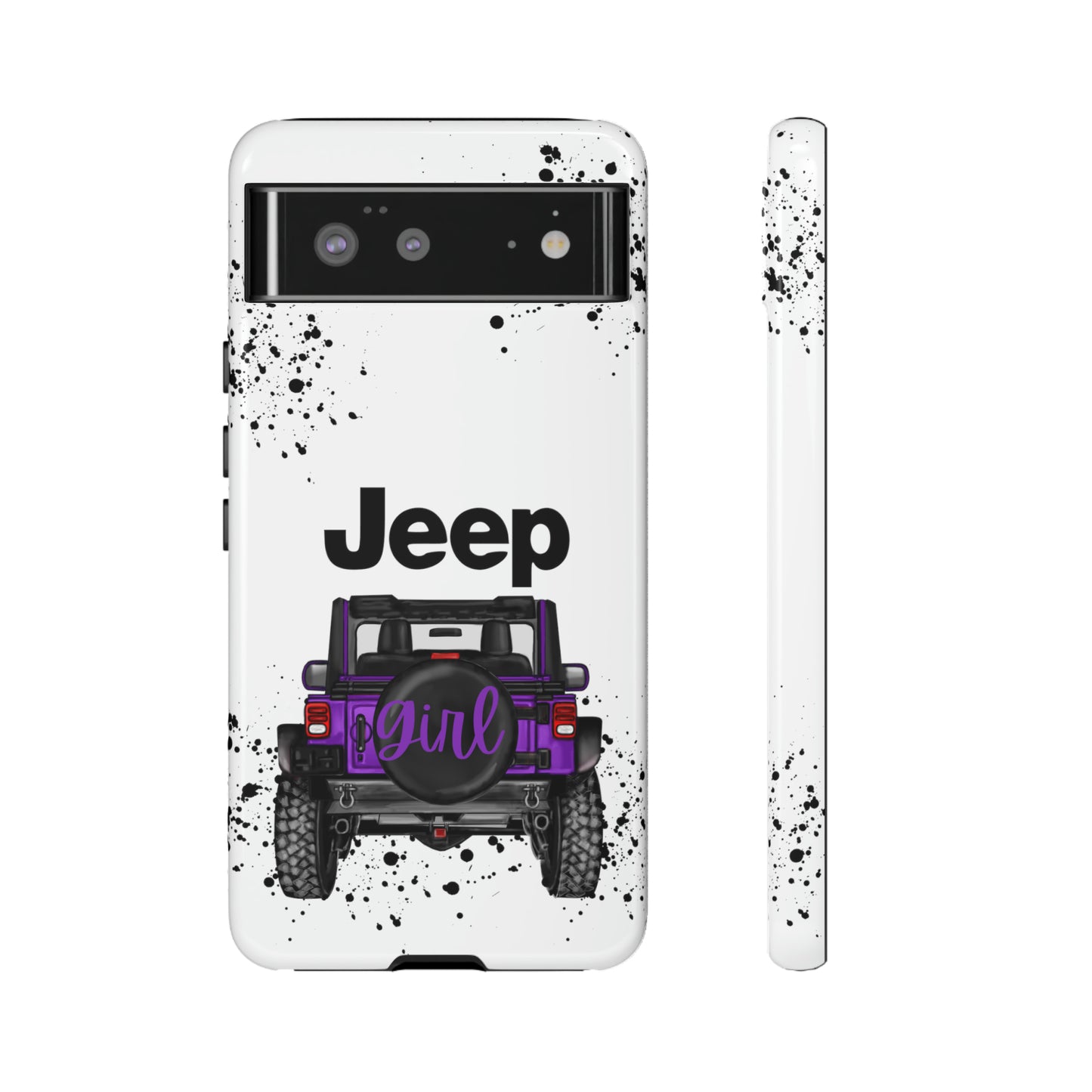 Off Road Girl Dark Purple Protective Case for Iphone, Google and Samsung Phones