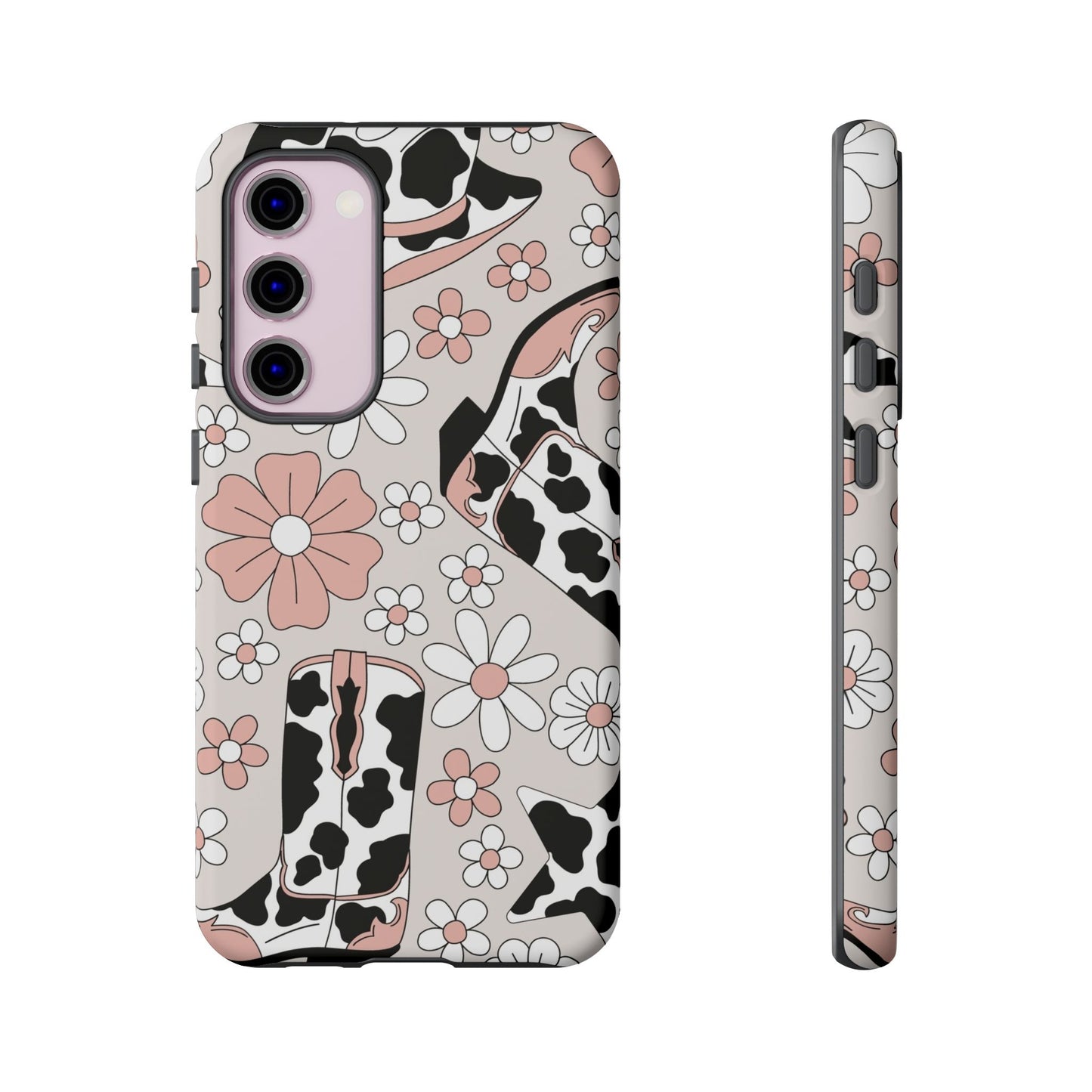 Western Flower Protective Phone Case for Google, Iphone and Samsung Phones