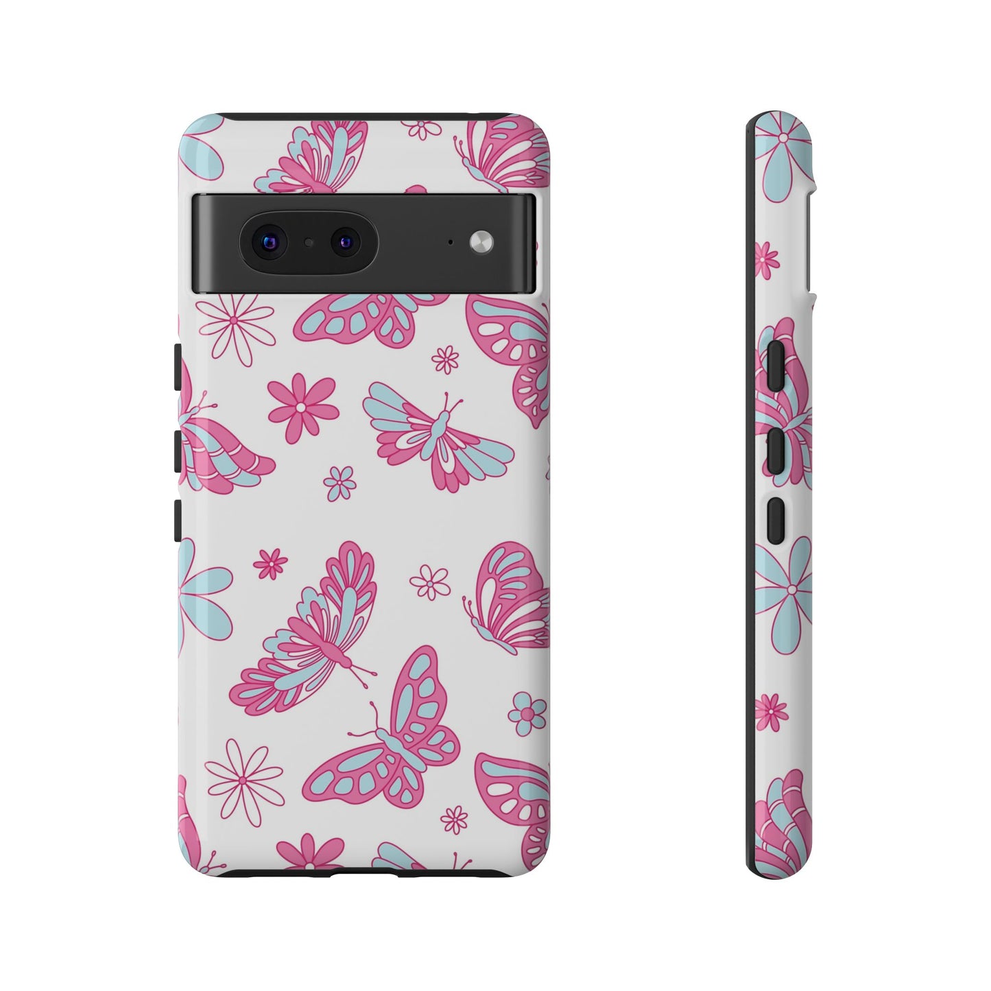 Pastel Butterflies Protective Phone Case
