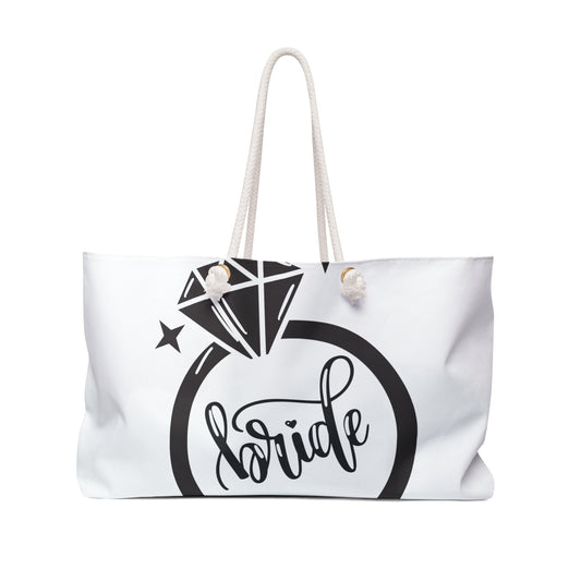 Bride Just Married Weekender Bag