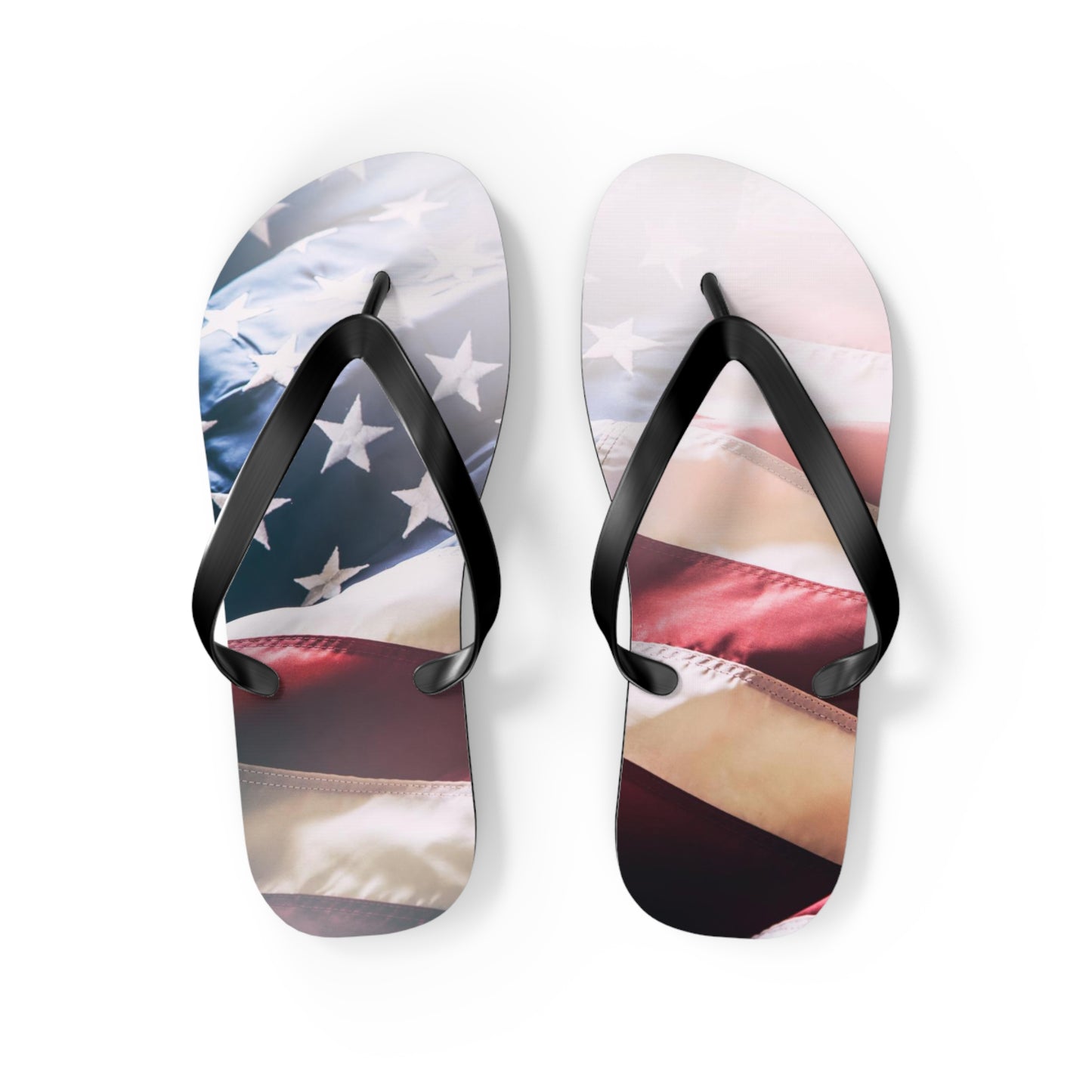 American Flag Summer Flip Flops