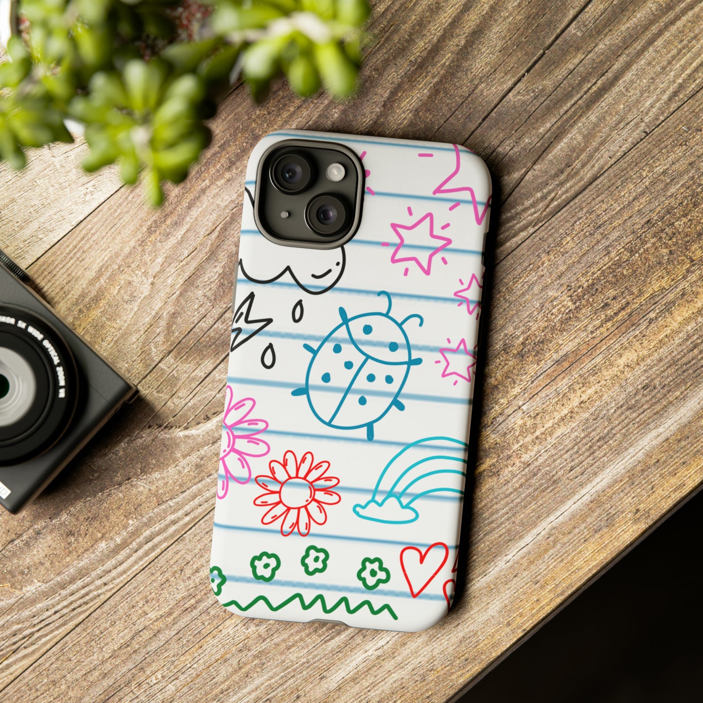 Kid Doodles Protective Phone Case for IPhone, Google and Samsung phones