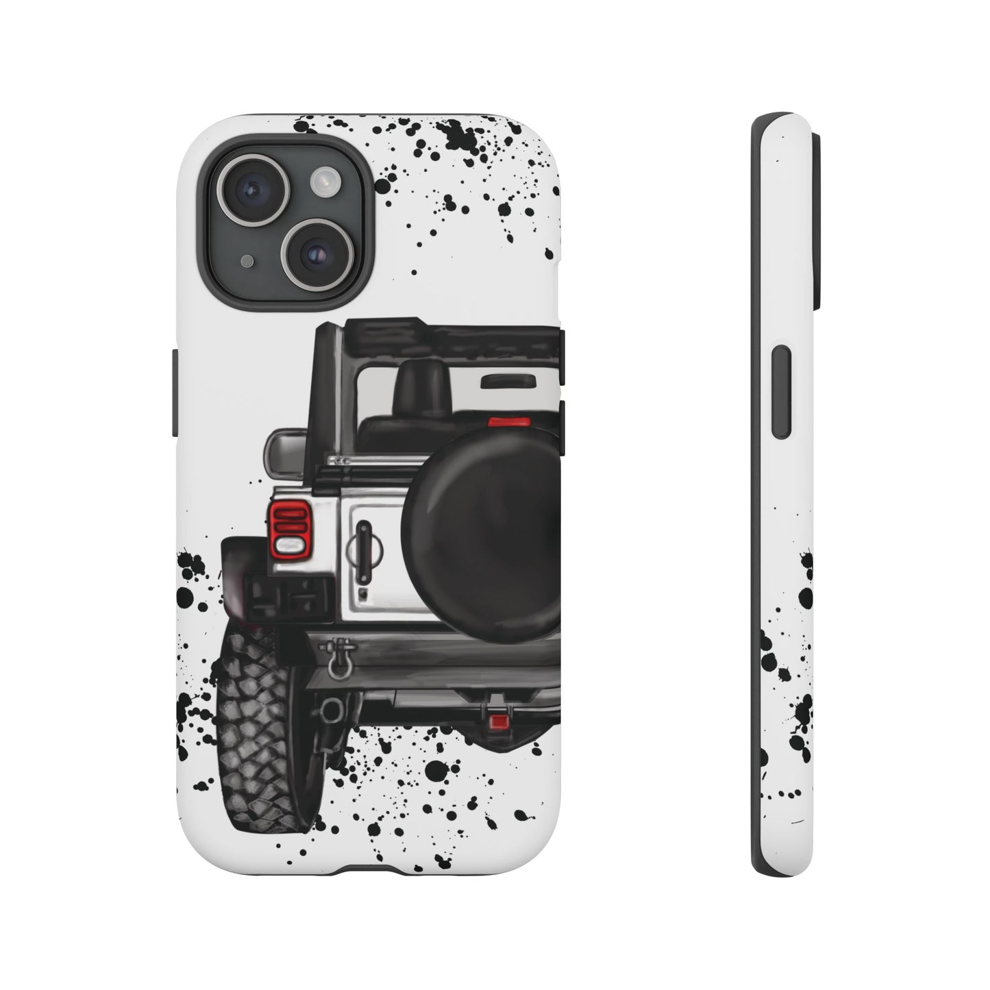 Off Road Life White Protective Case for Iphone, Google and Samsung