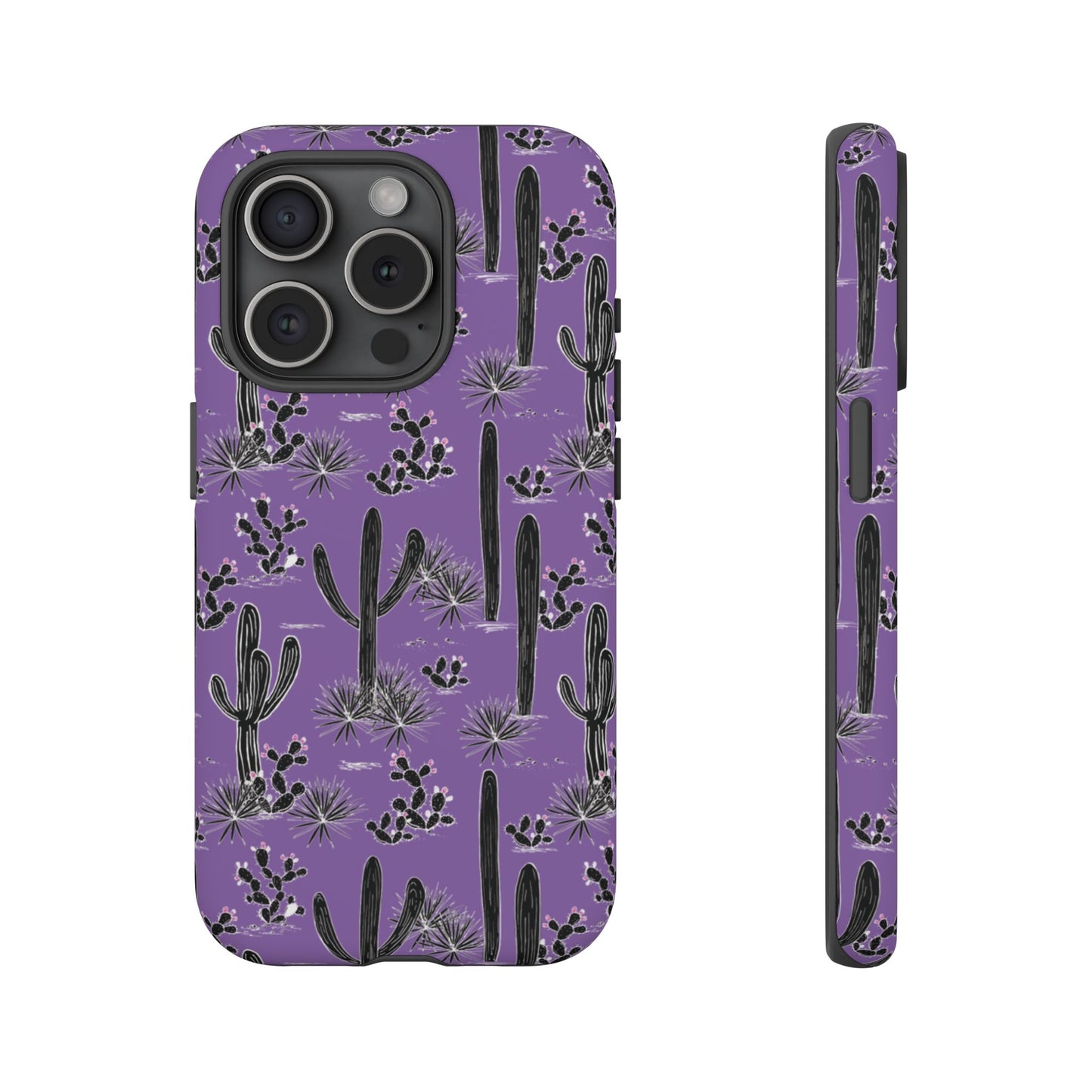 Purple Cactus Love Phone Case