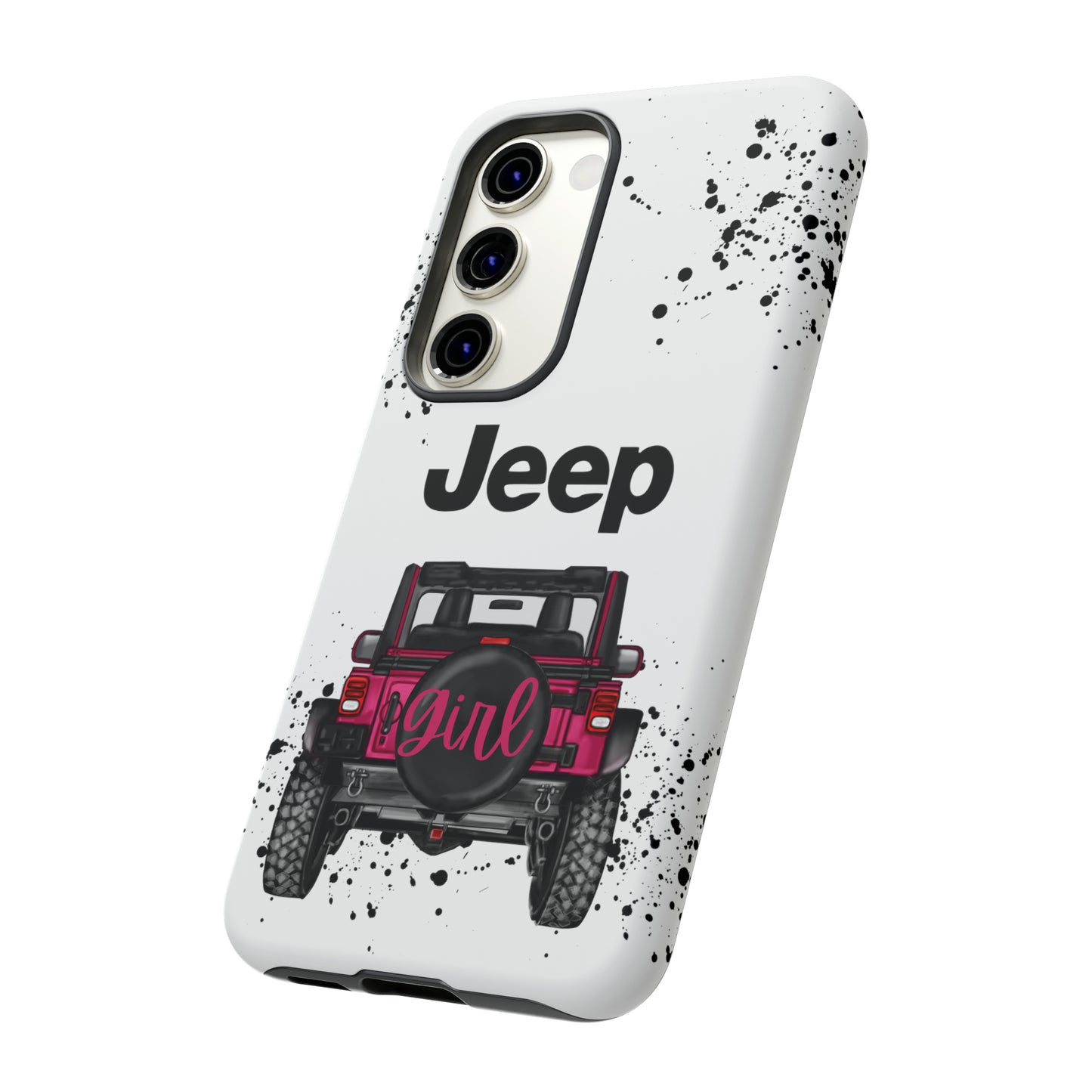 Off Road Girl Red Protective Case for Iphone, Google and Samsung Phones