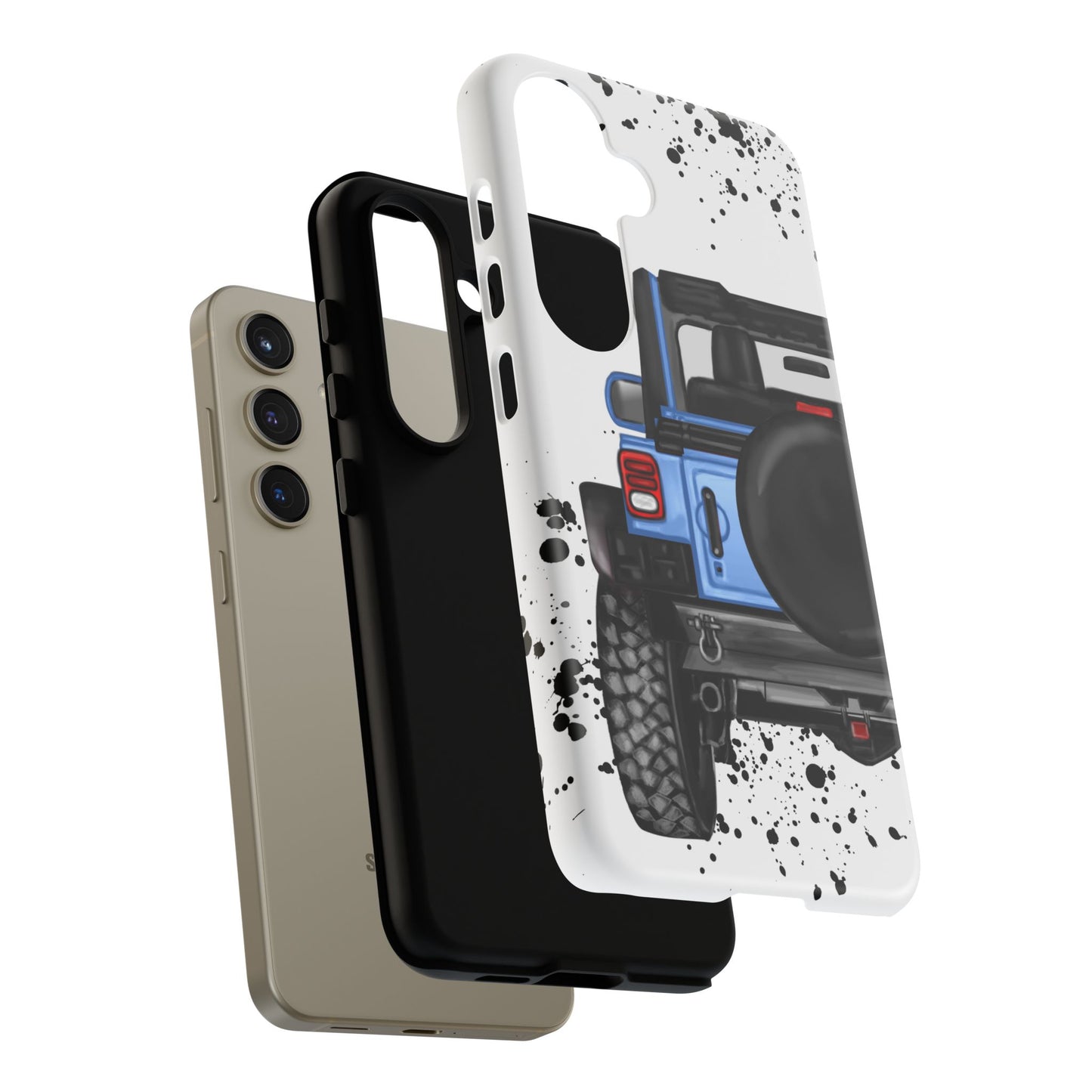 Off Road Life Light Blue Protective Case for Iphone, Google and Samsung