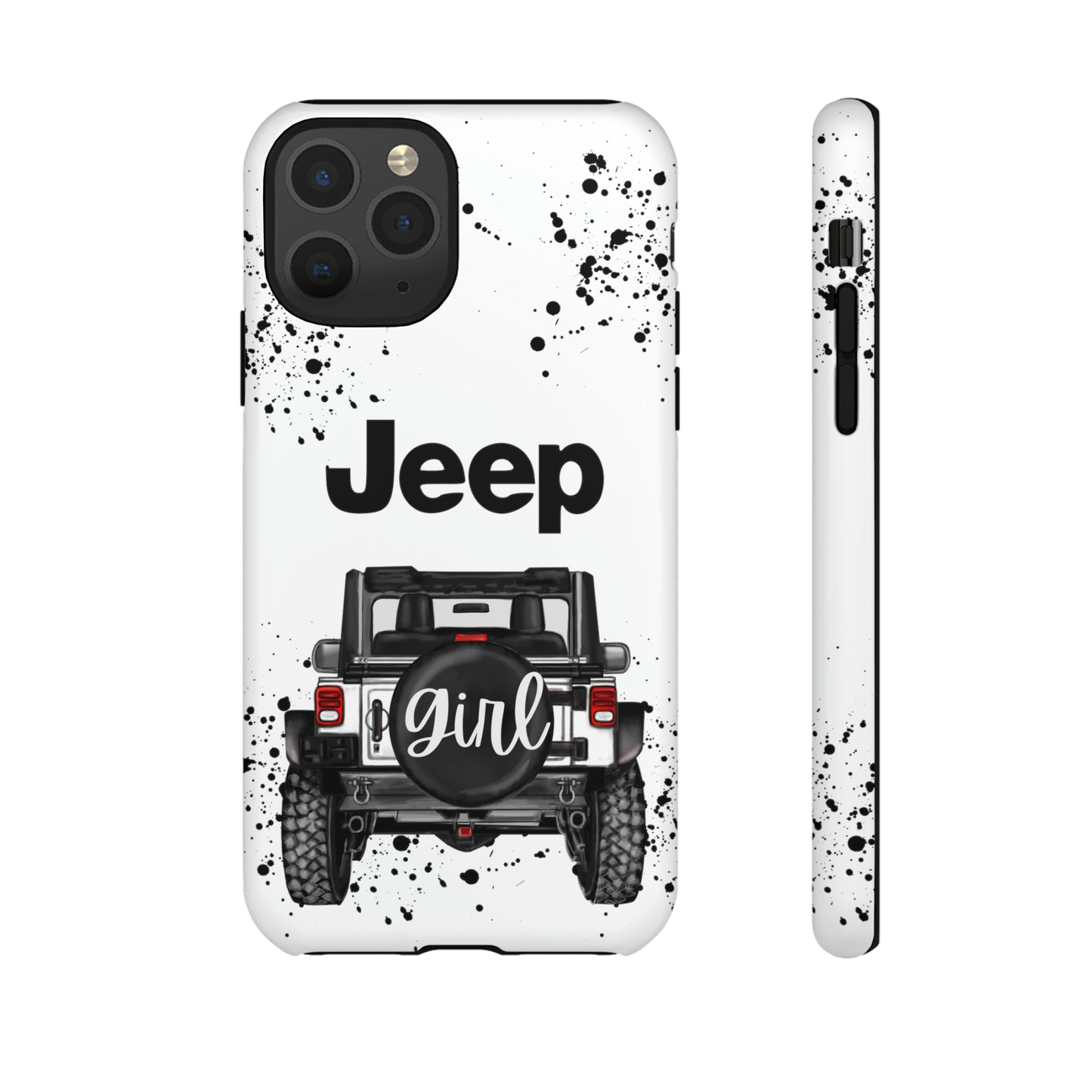 Off Road Girl White Protective Case for Iphone, Google and Samsung Phones