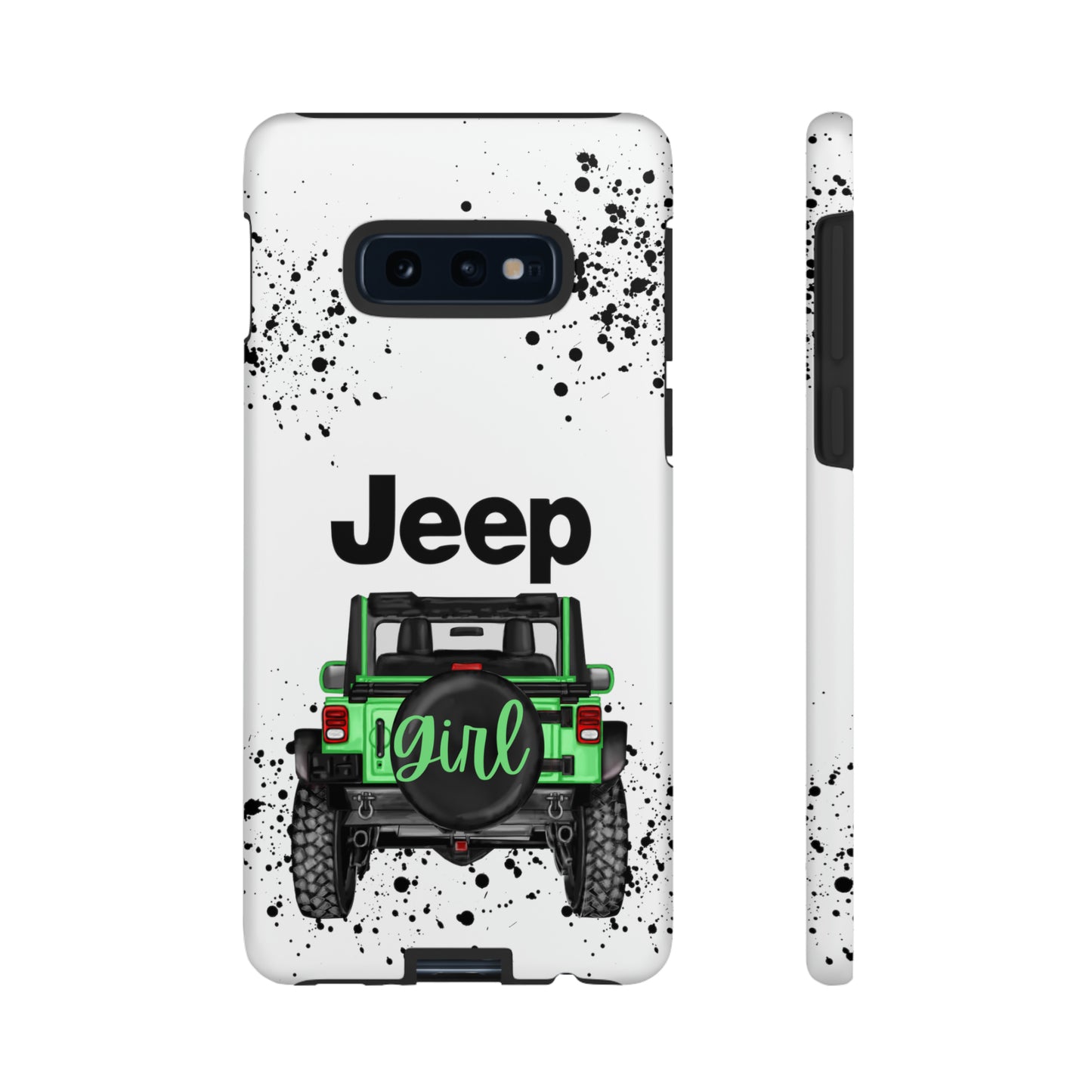 Off Road Girl Light Green Protective Case for Iphone, Google and Samsung Phones