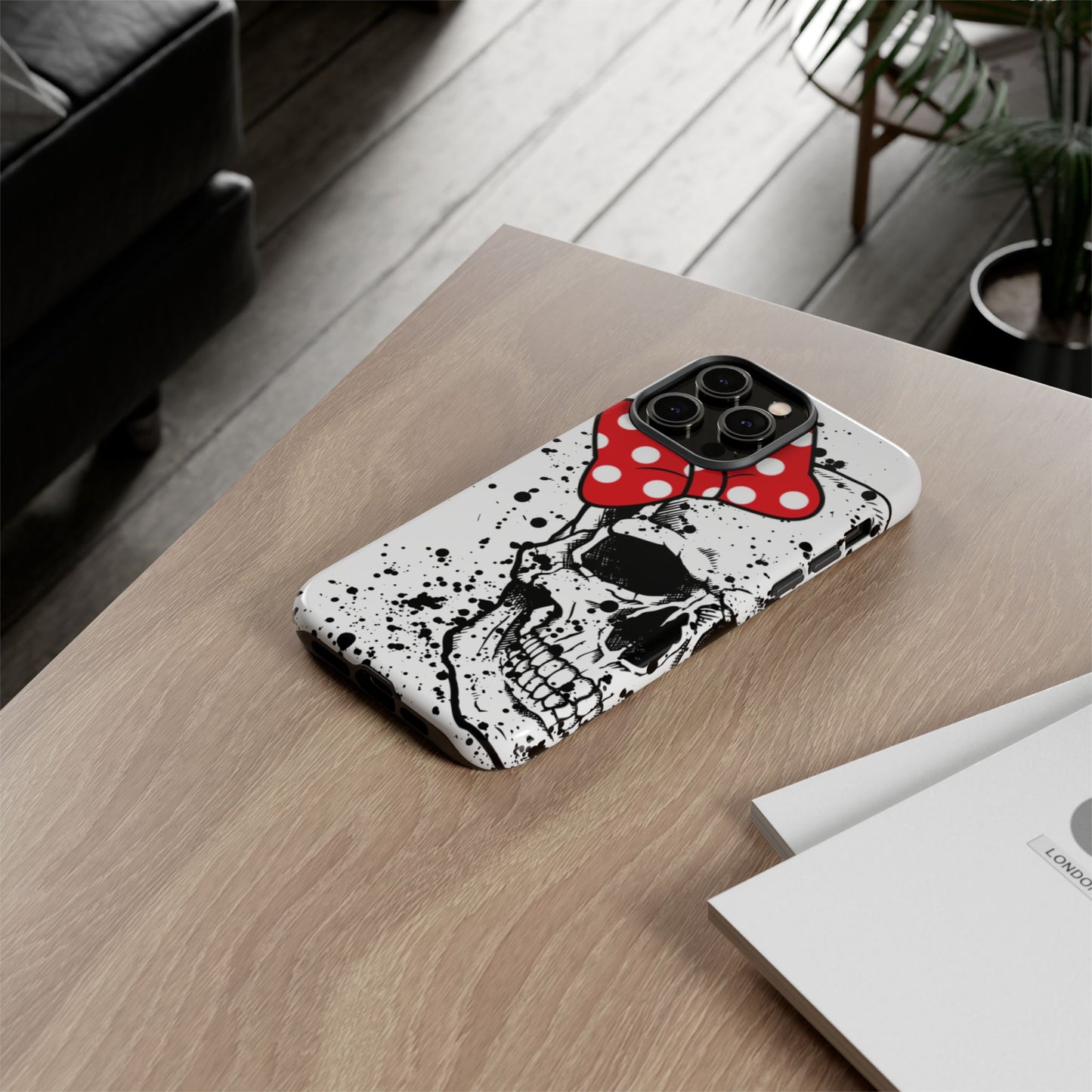 Disney Bow Skull Phone Case