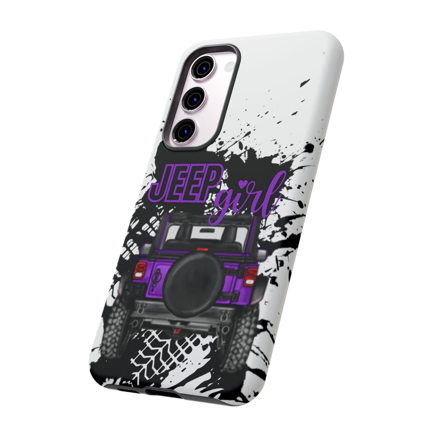 Off Road Girl Purple Tough Cases