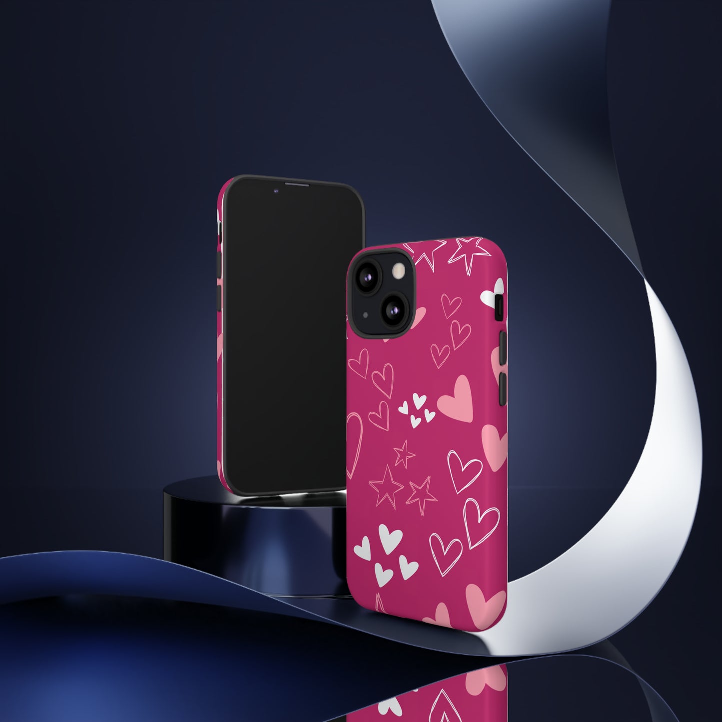 Heart and Stars Protective Case for Google, IPhone and Samsung phones