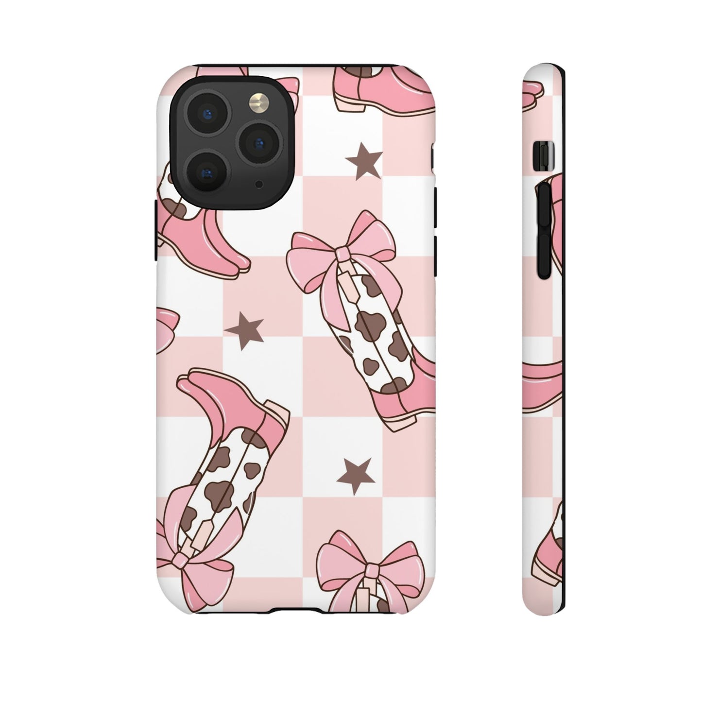 Cowboy Boots and Bows Protective Phone Case