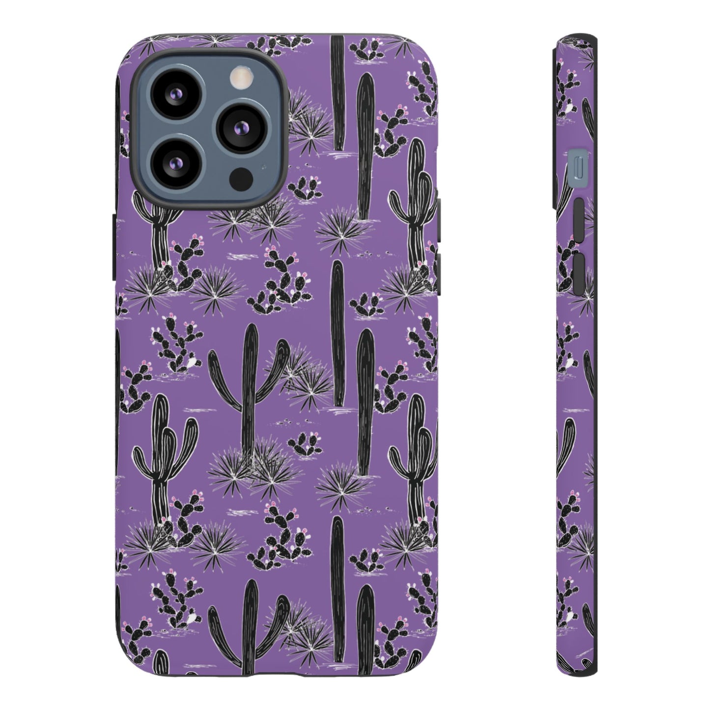 Purple Cactus Love Phone Case