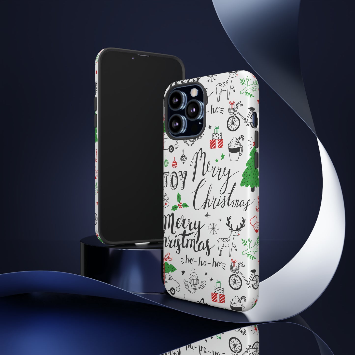 Merry Christmas Protective Phone Case for Iphone, Samsung and Google Phones